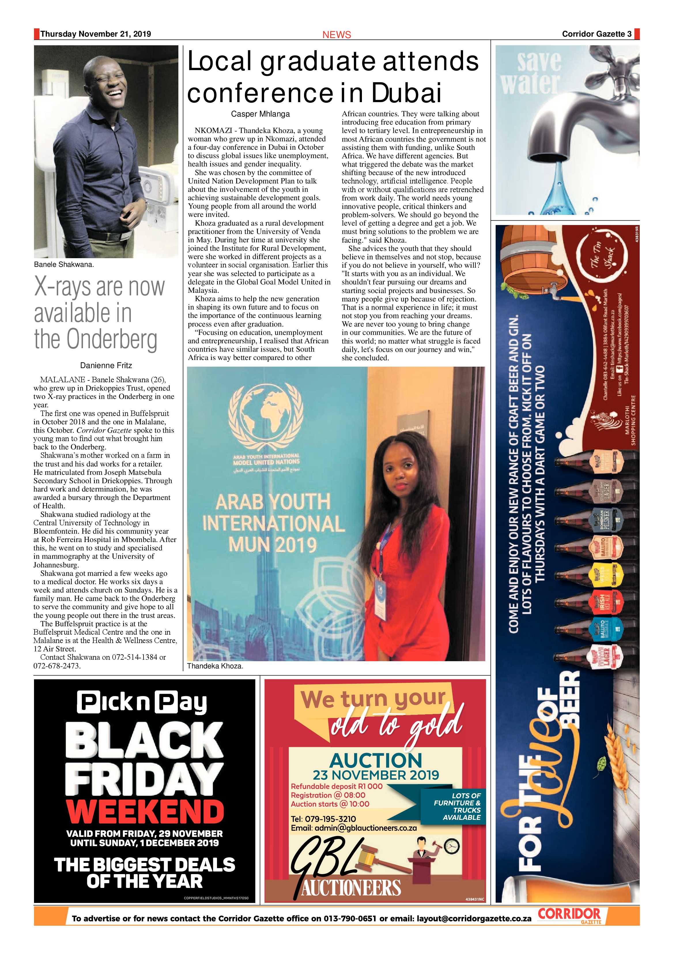 Corridor Gazette 21 November 2019 page 3
