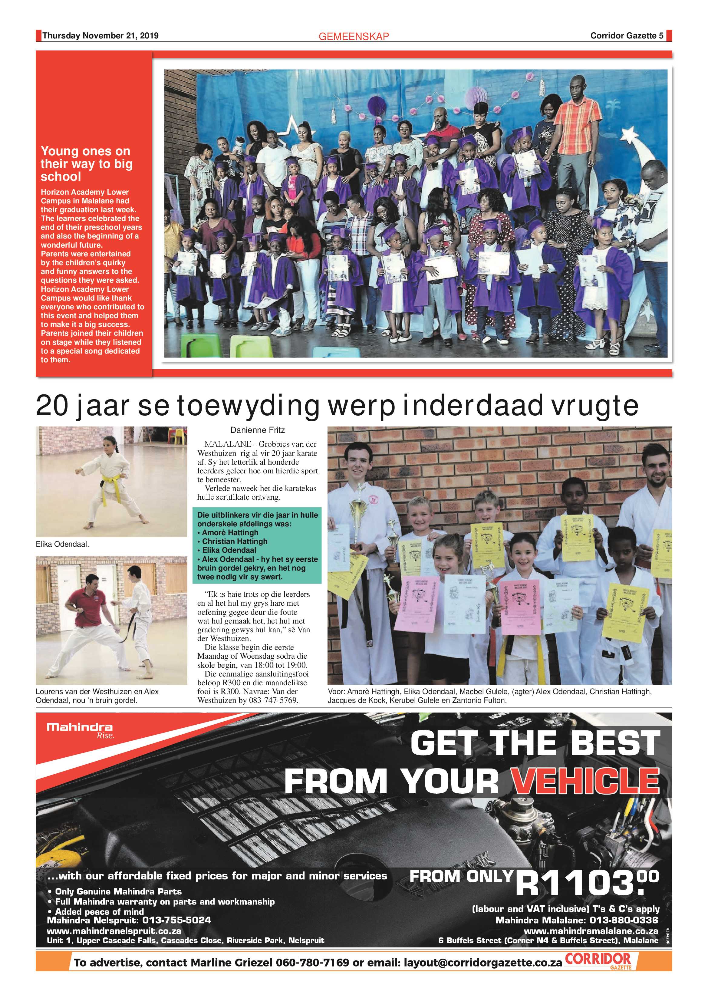 Corridor Gazette 21 November 2019 page 5