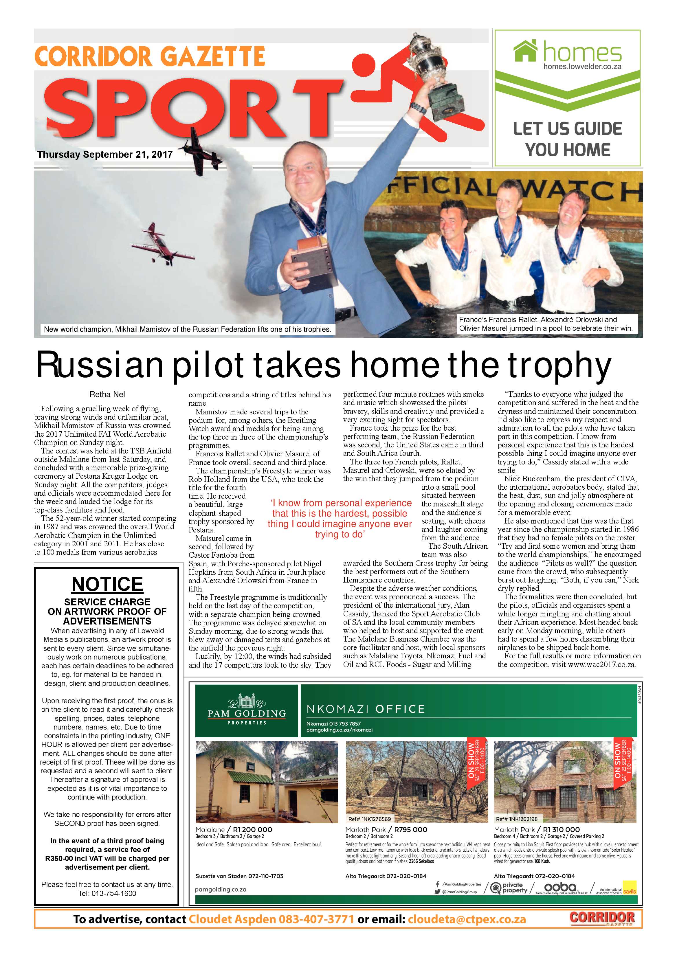Corridor Gazette 21 September 2017 page 8