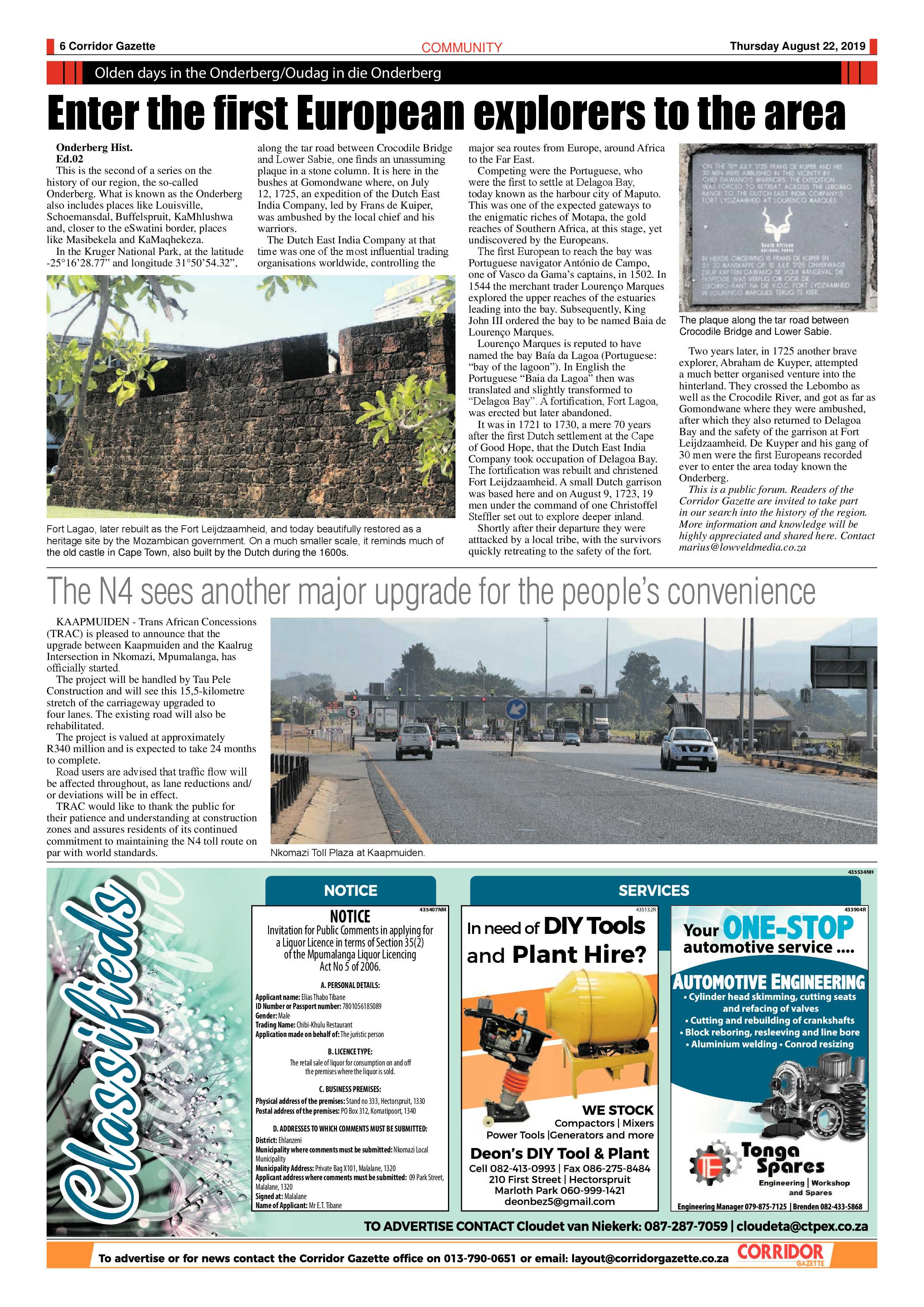 Corridor Gazette 22 August 2019 page 6