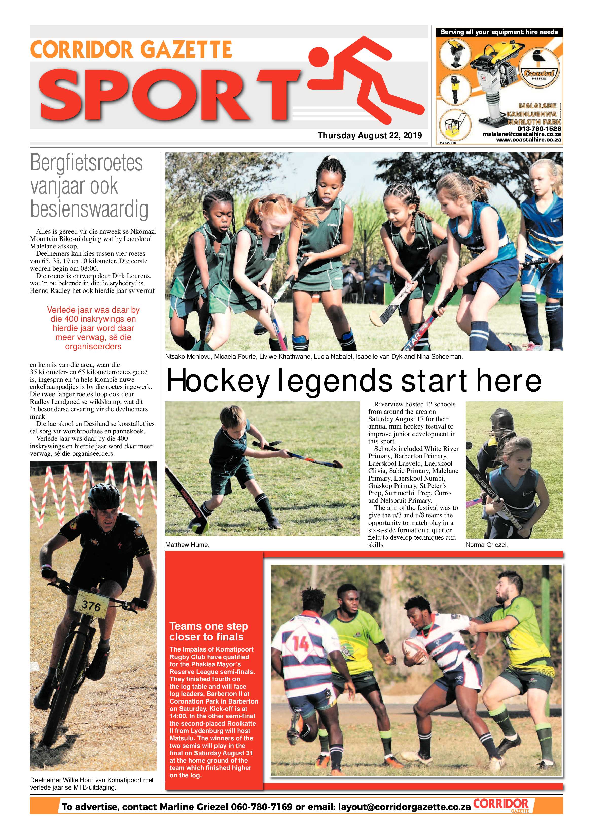 Corridor Gazette 22 August 2019 page 8