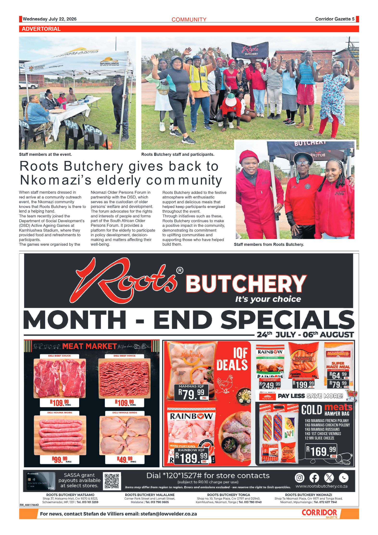 Corridor Gazette 22 July 2026 page 5