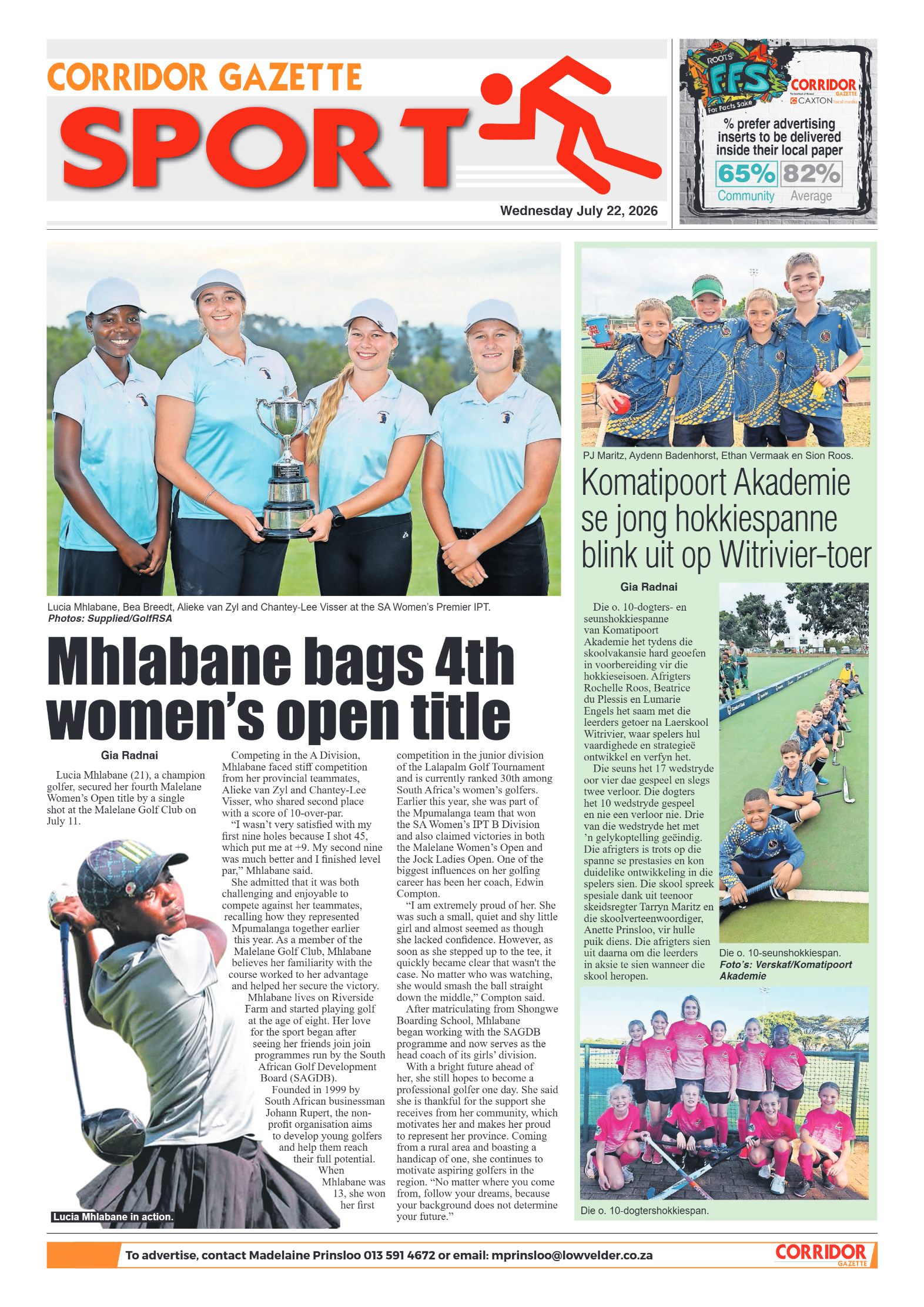 Corridor Gazette 22 July 2026 page 8