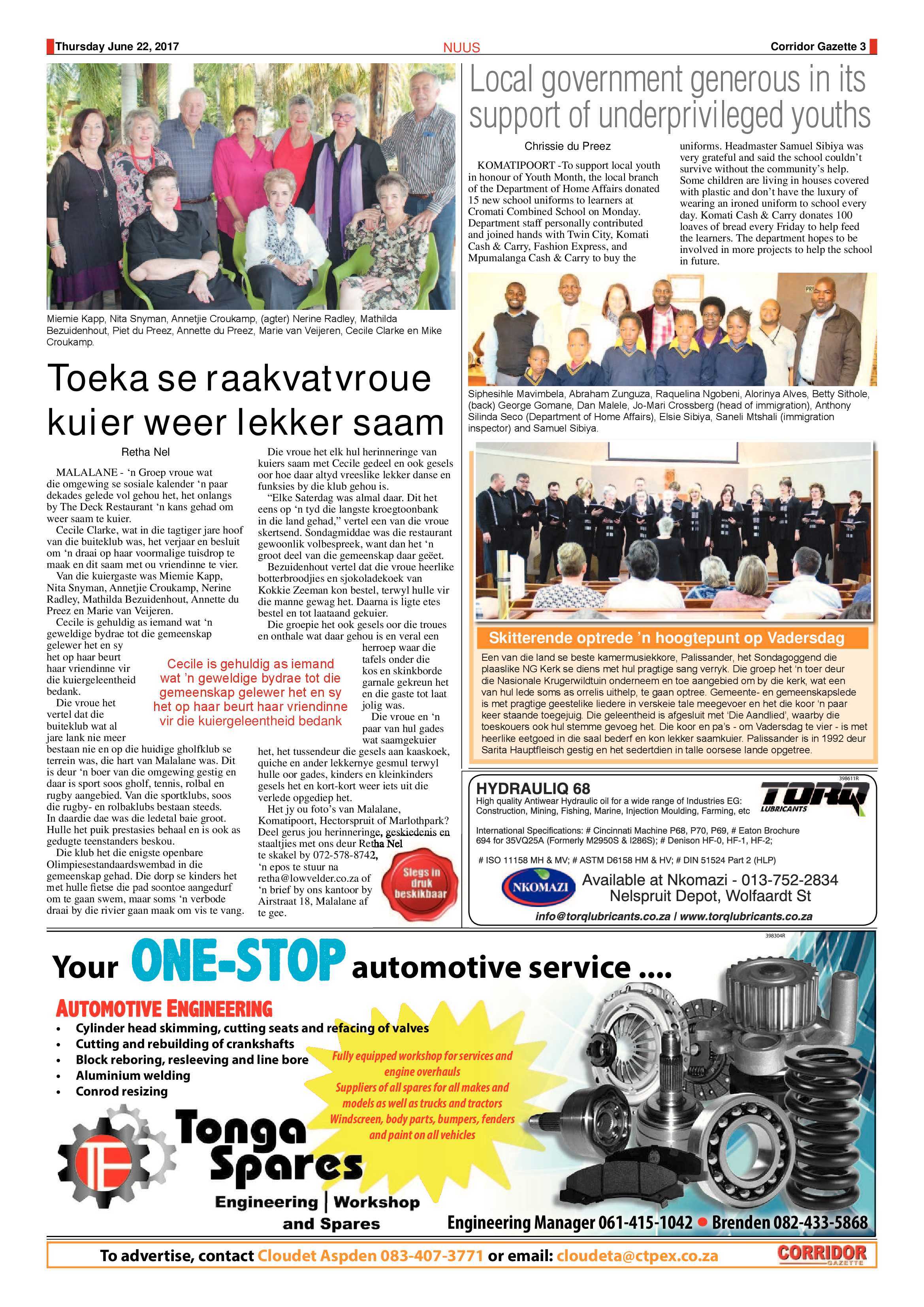 Corridor Gazette 22 June 2017 page 3