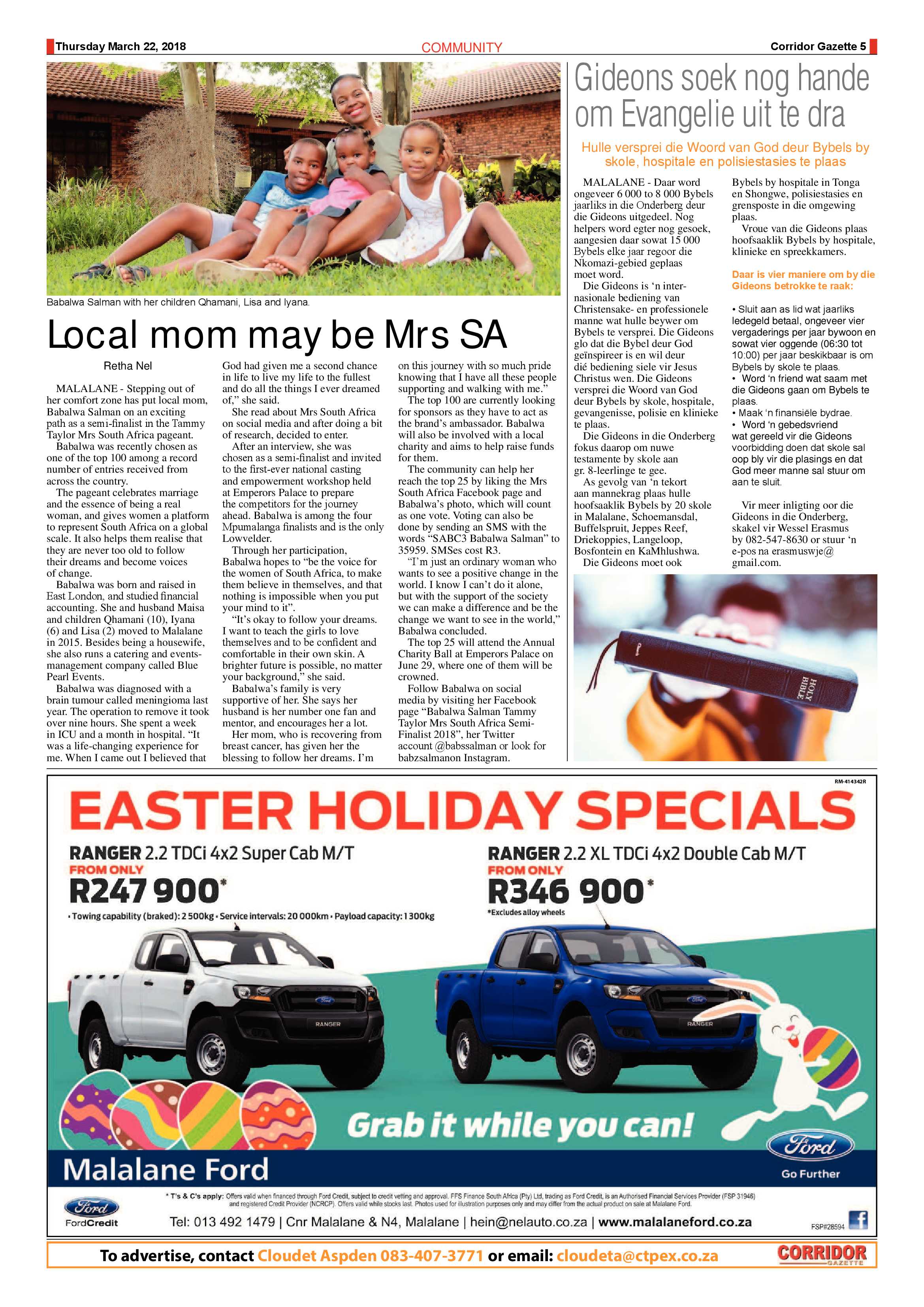Corridor Gazette 22 March 2018 page 5
