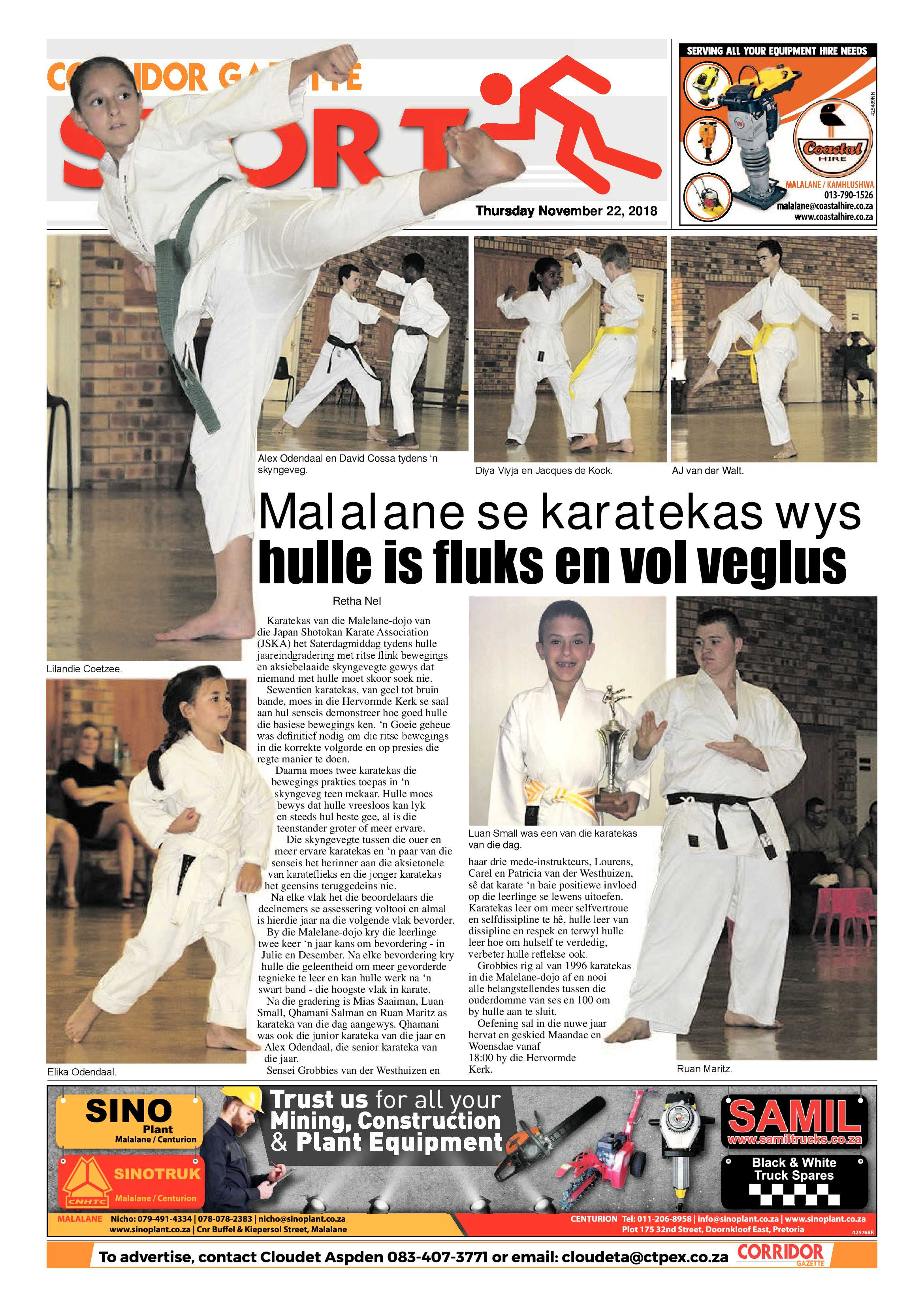 Corridor Gazette 22 November 2018 page 8