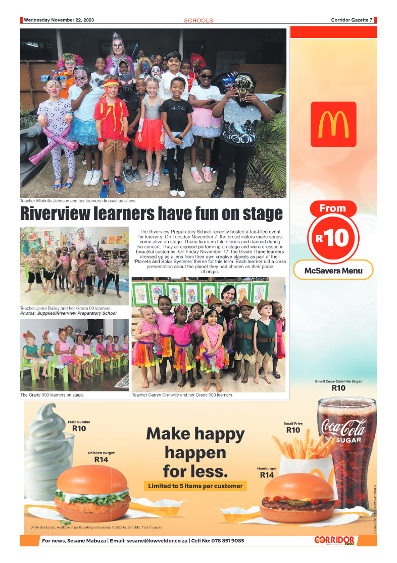 Corridor Gazette 22 November 2023 page 7