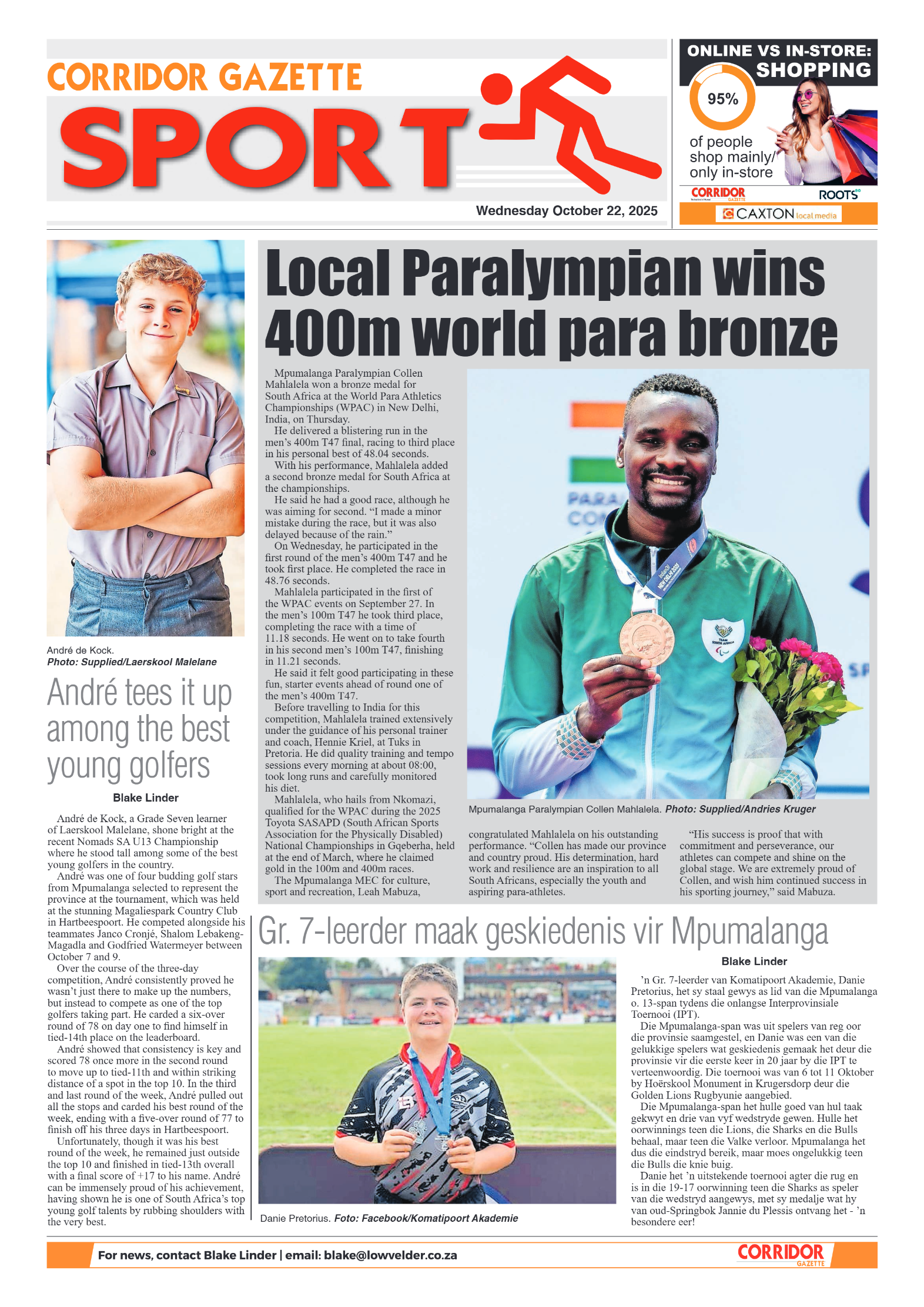 Corridor Gazette 22 October 2025 page 8