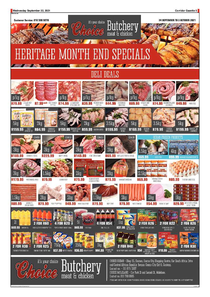 Corridor Gazette 22 September 2021 page 5