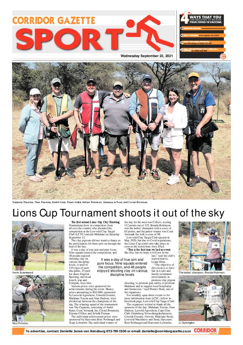 Corridor Gazette 22 September 2021 page 8