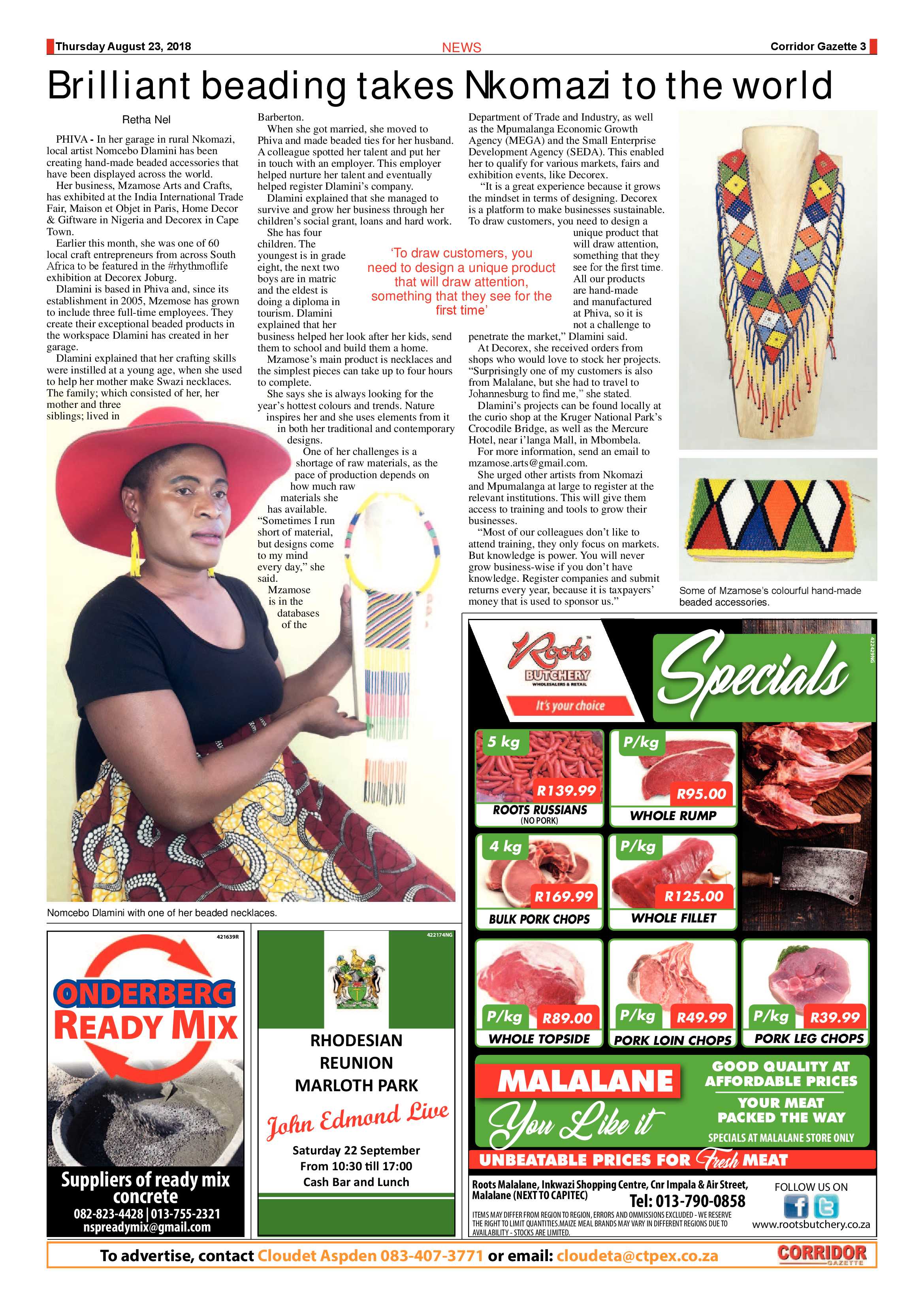 Corridor Gazette 23 August 2018 page 3