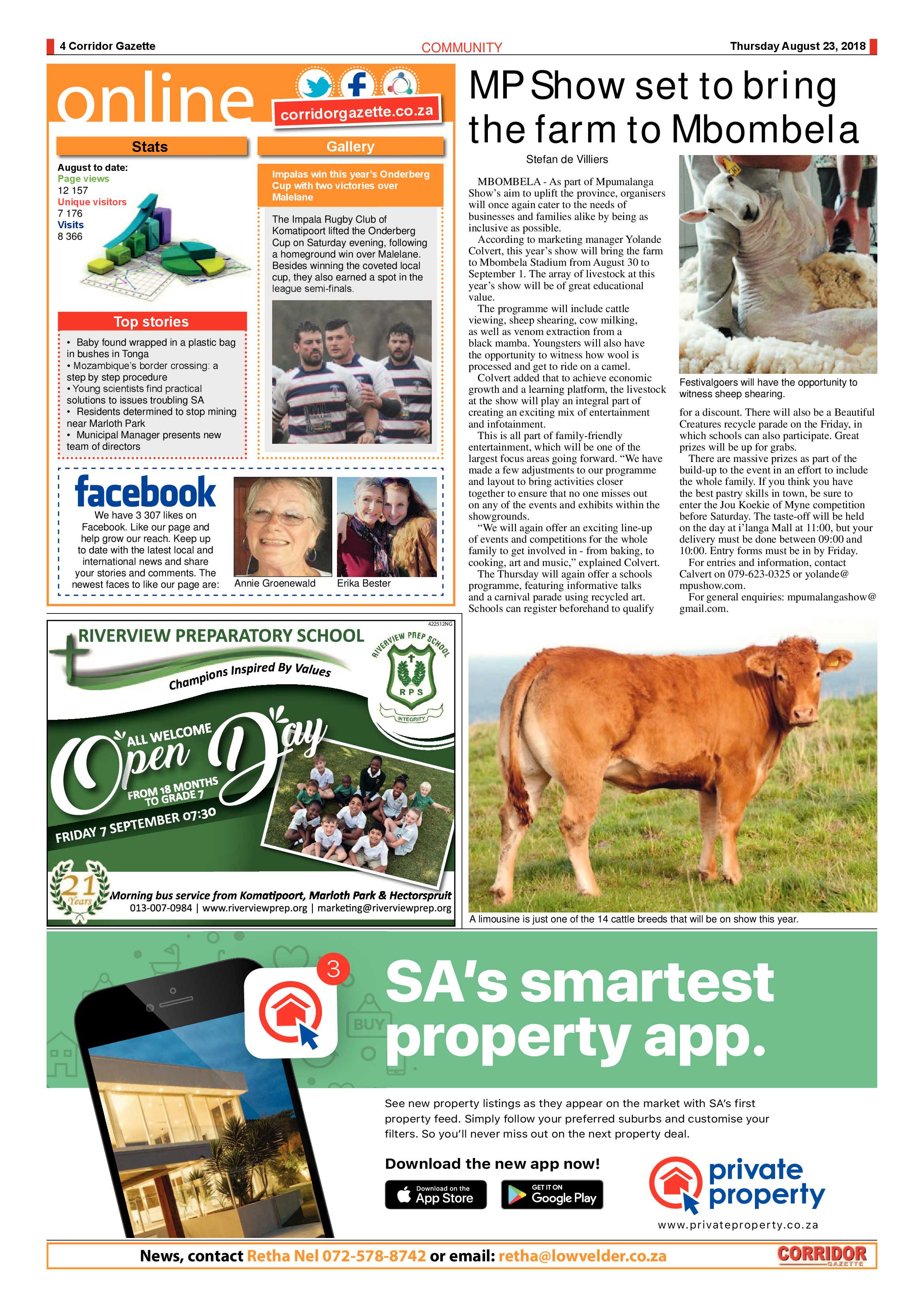 Corridor Gazette 23 August 2018 page 4