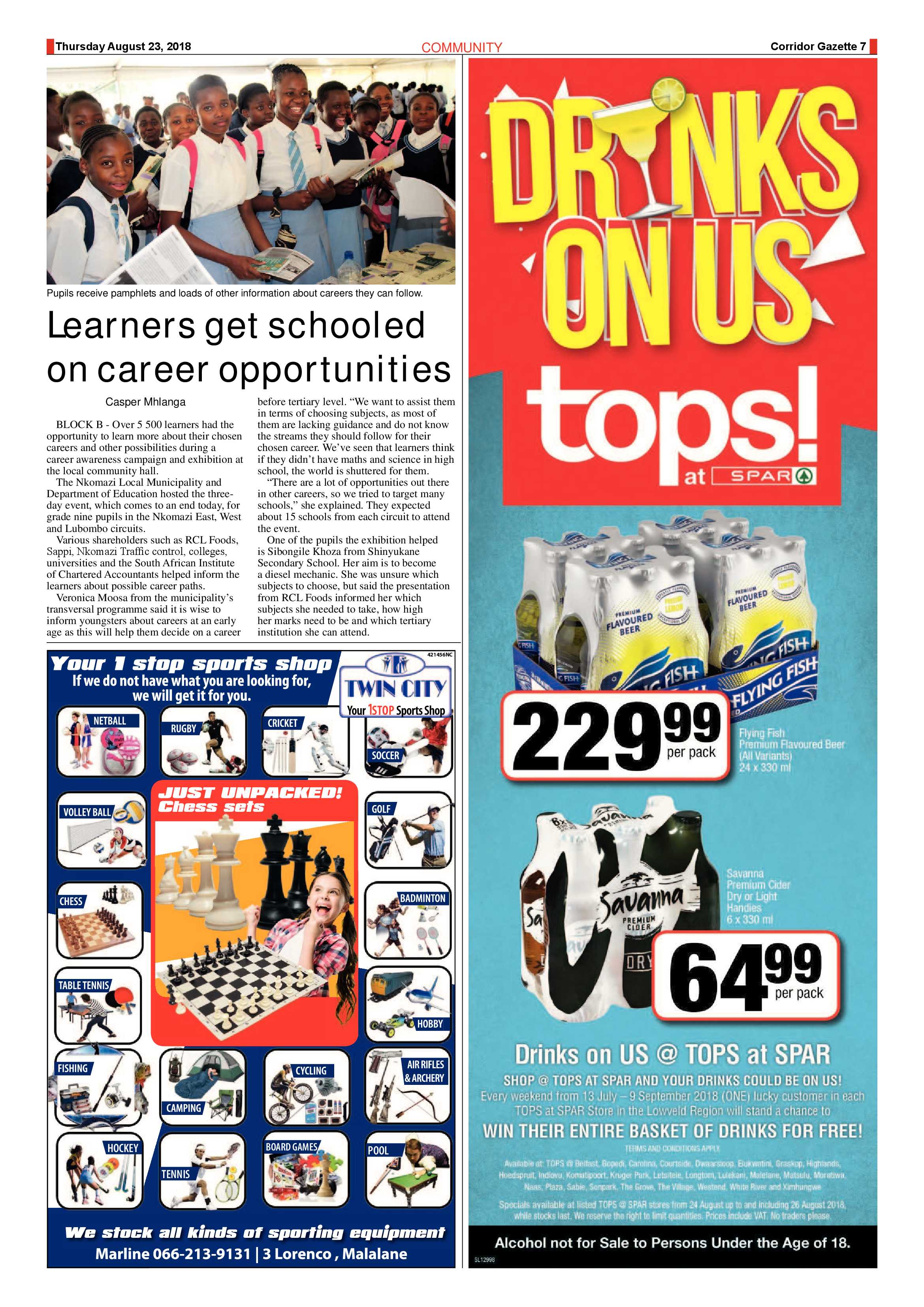 Corridor Gazette 23 August 2018 page 7