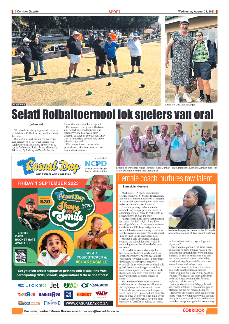 Corridor Gazette 23 August 2023 page 6