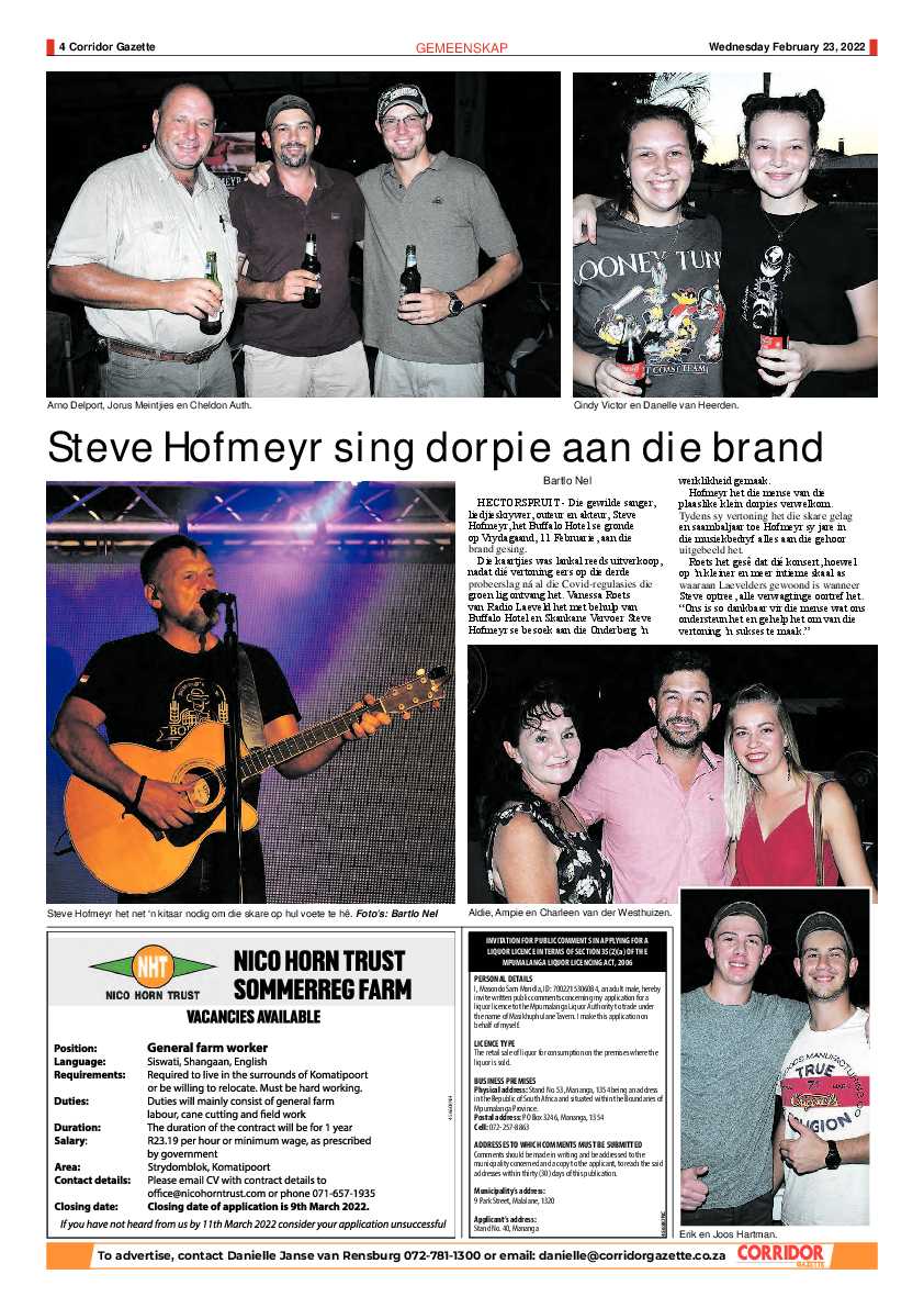 Corridor Gazette 23 February 2022 page 4