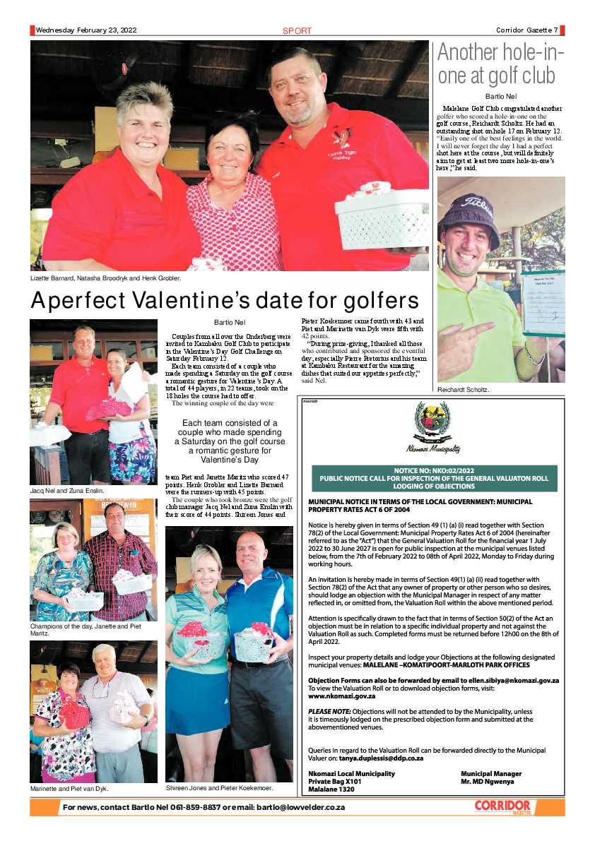 Corridor Gazette 23 February 2022 page 7