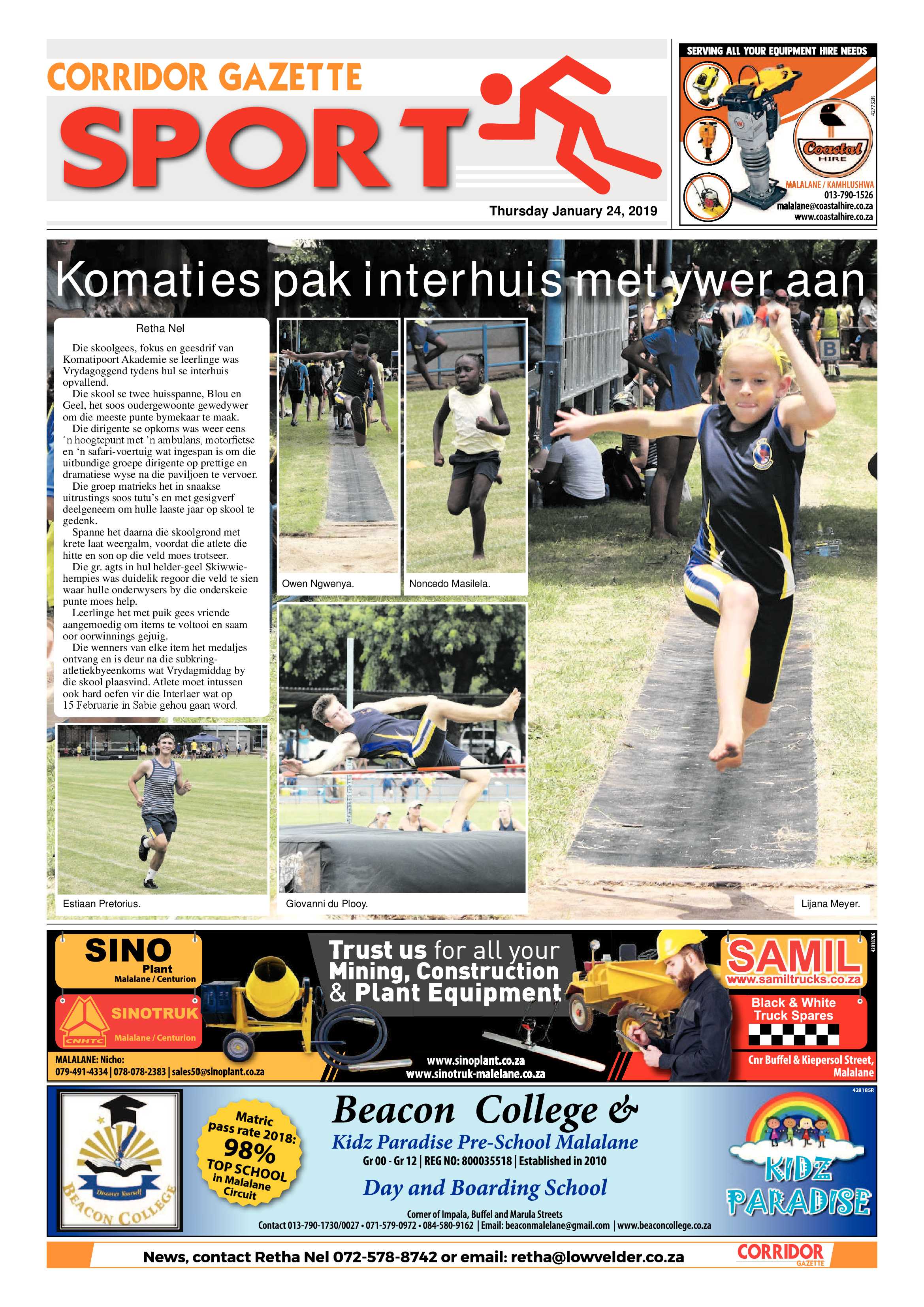 Corridor Gazette 23 January 2019 page 12