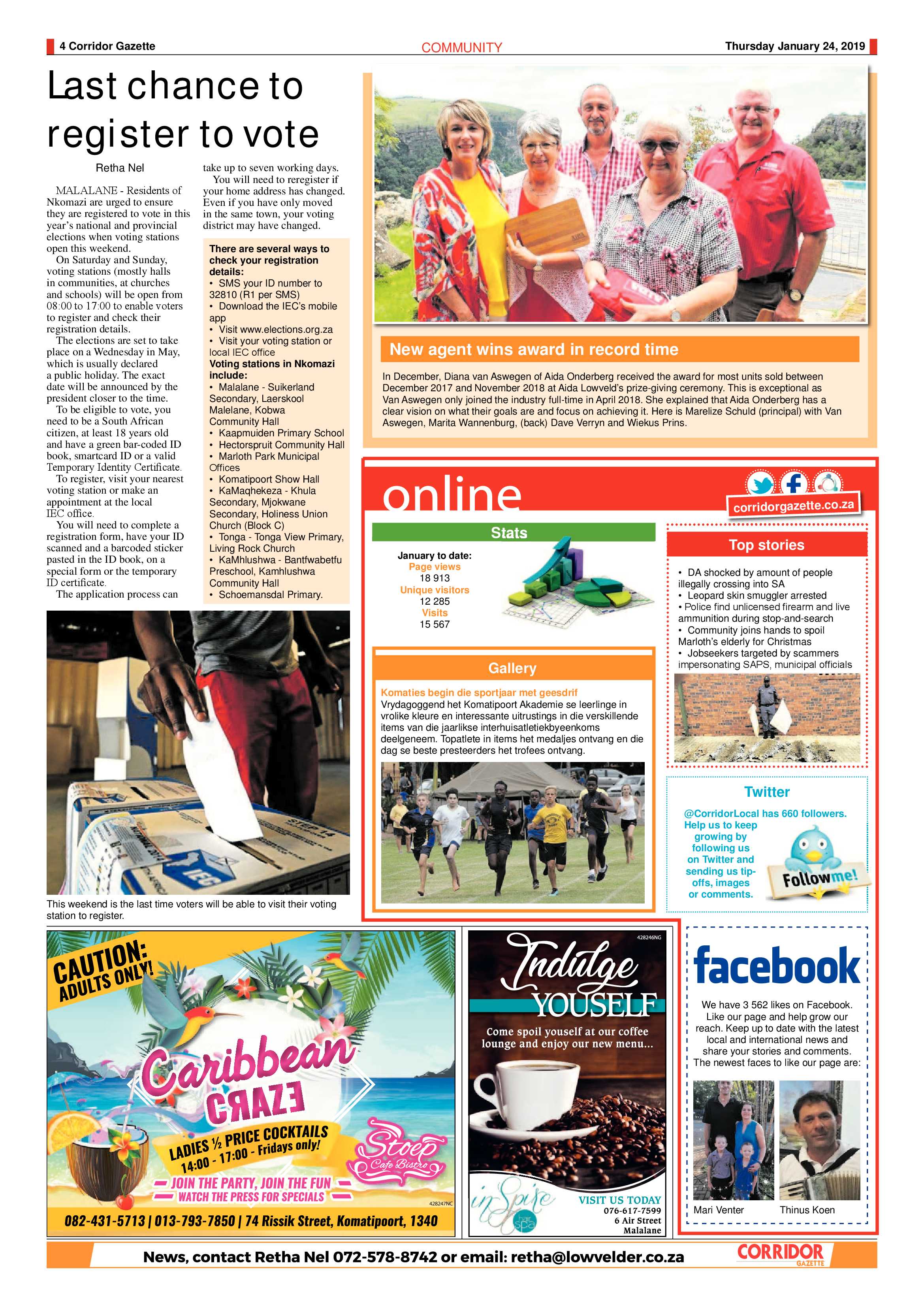 Corridor Gazette 23 January 2019 page 4