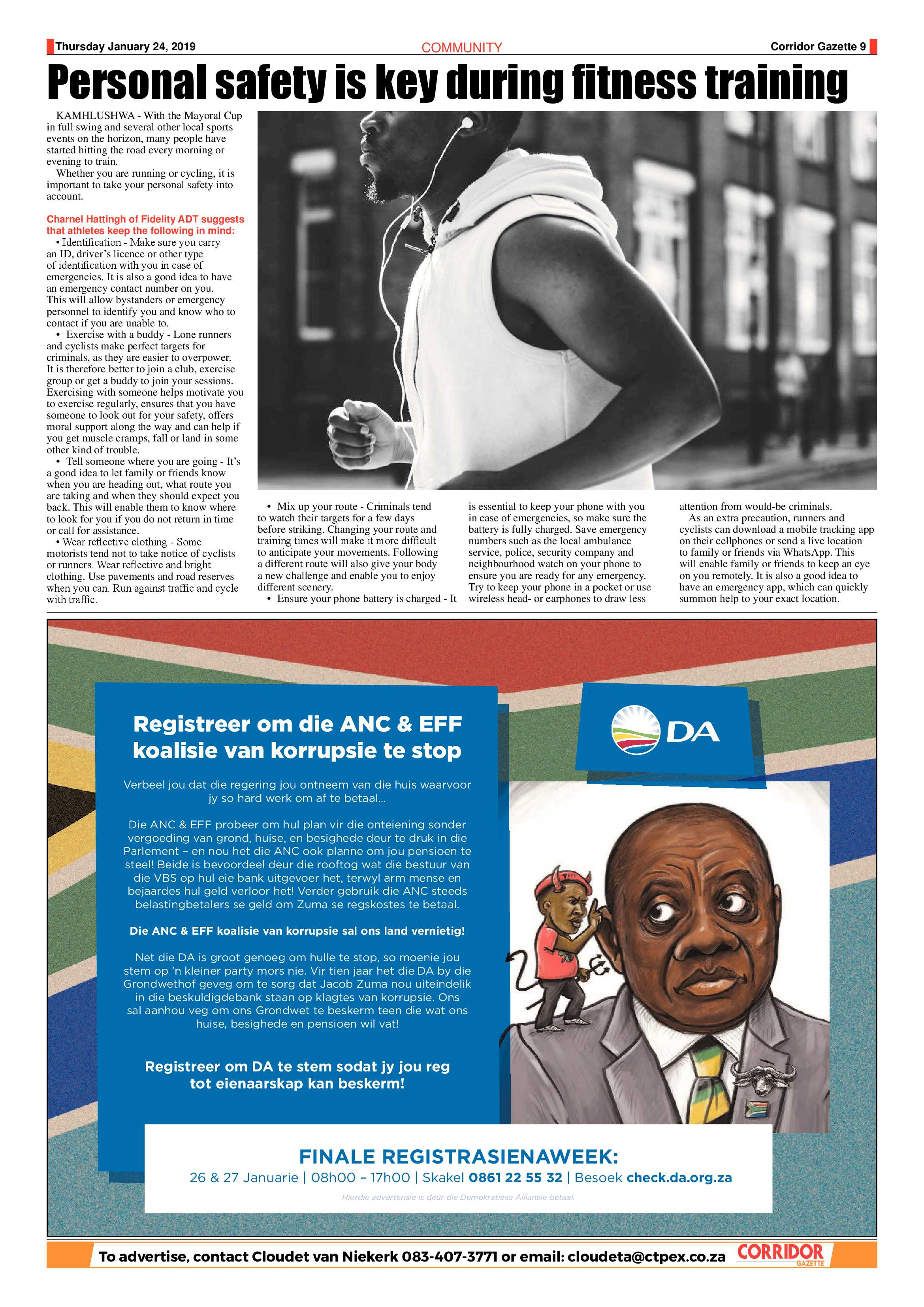 Corridor Gazette 23 January 2019 page 9