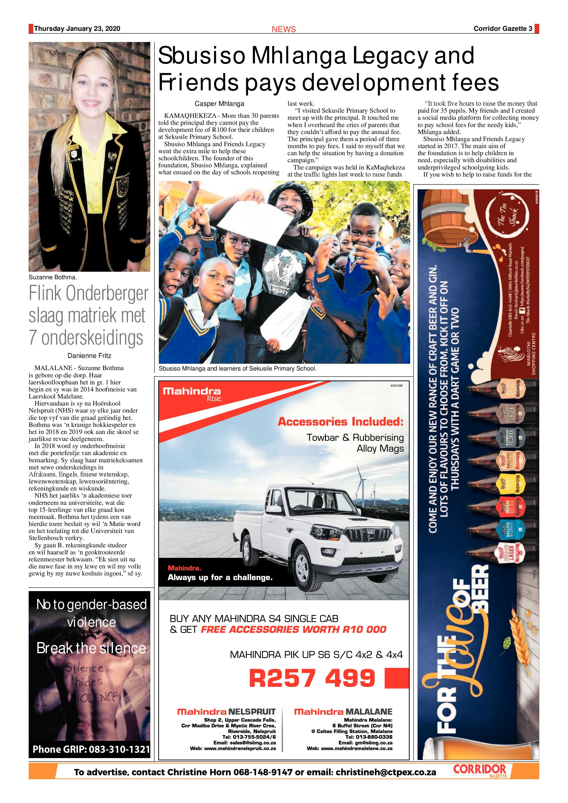 Corridor Gazette 23 January 2020 page 3