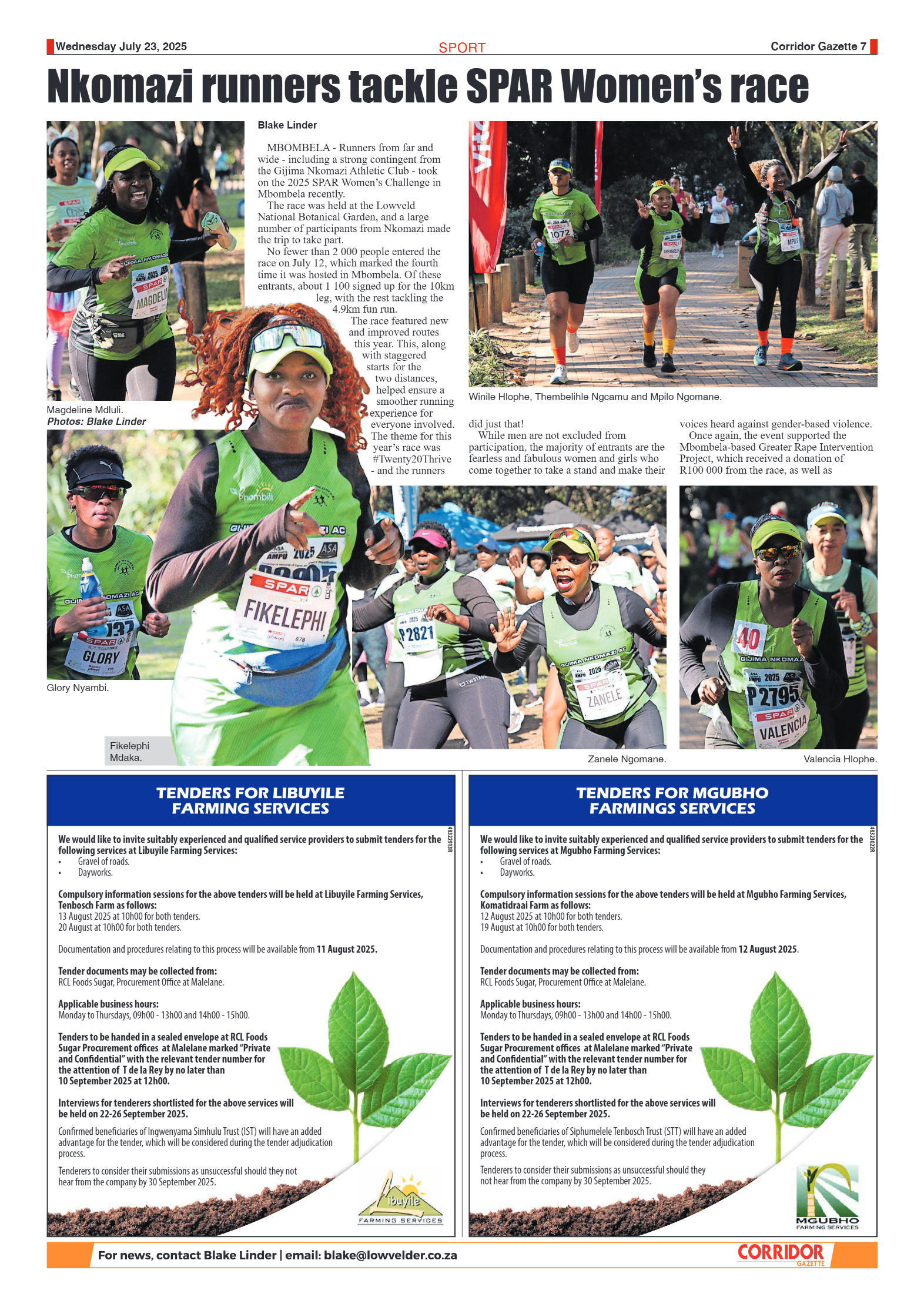 Corridor Gazette 24 July 2025 page 7