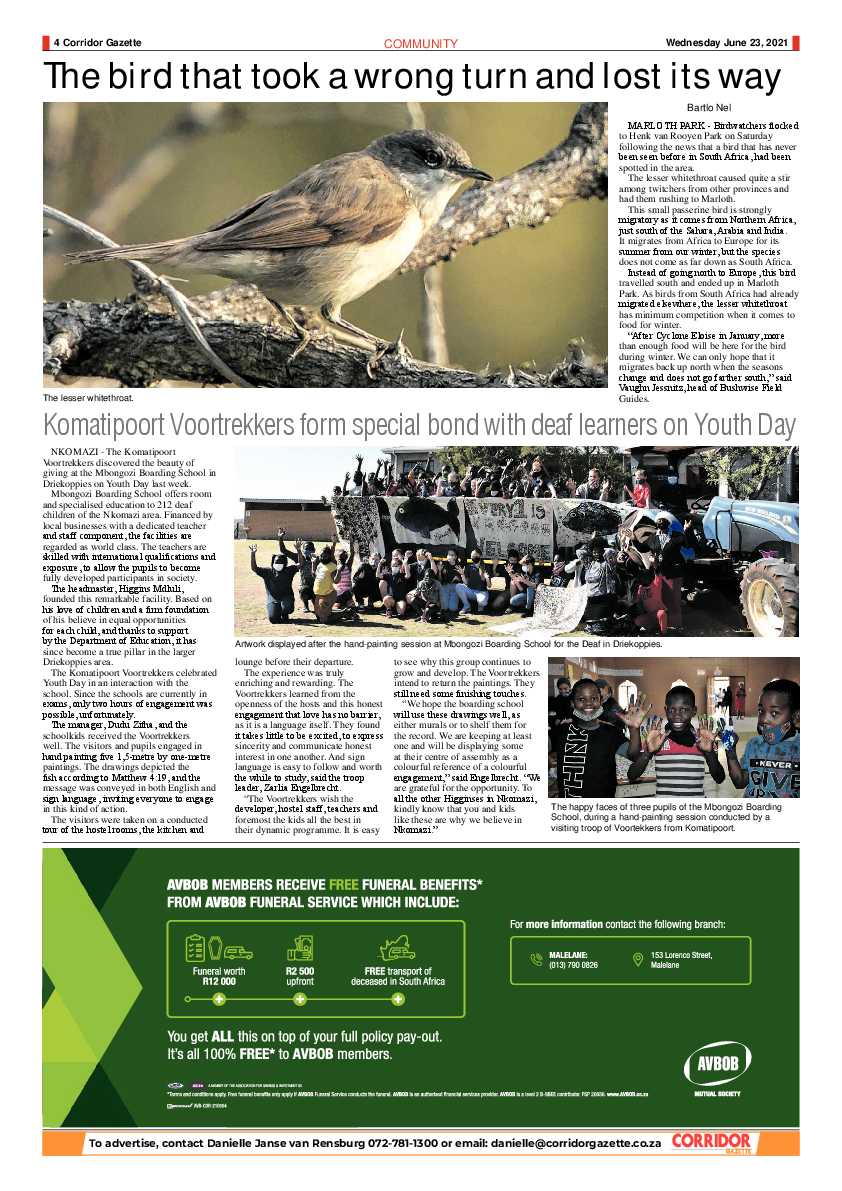 Corridor Gazette 23 June 2021 page 4