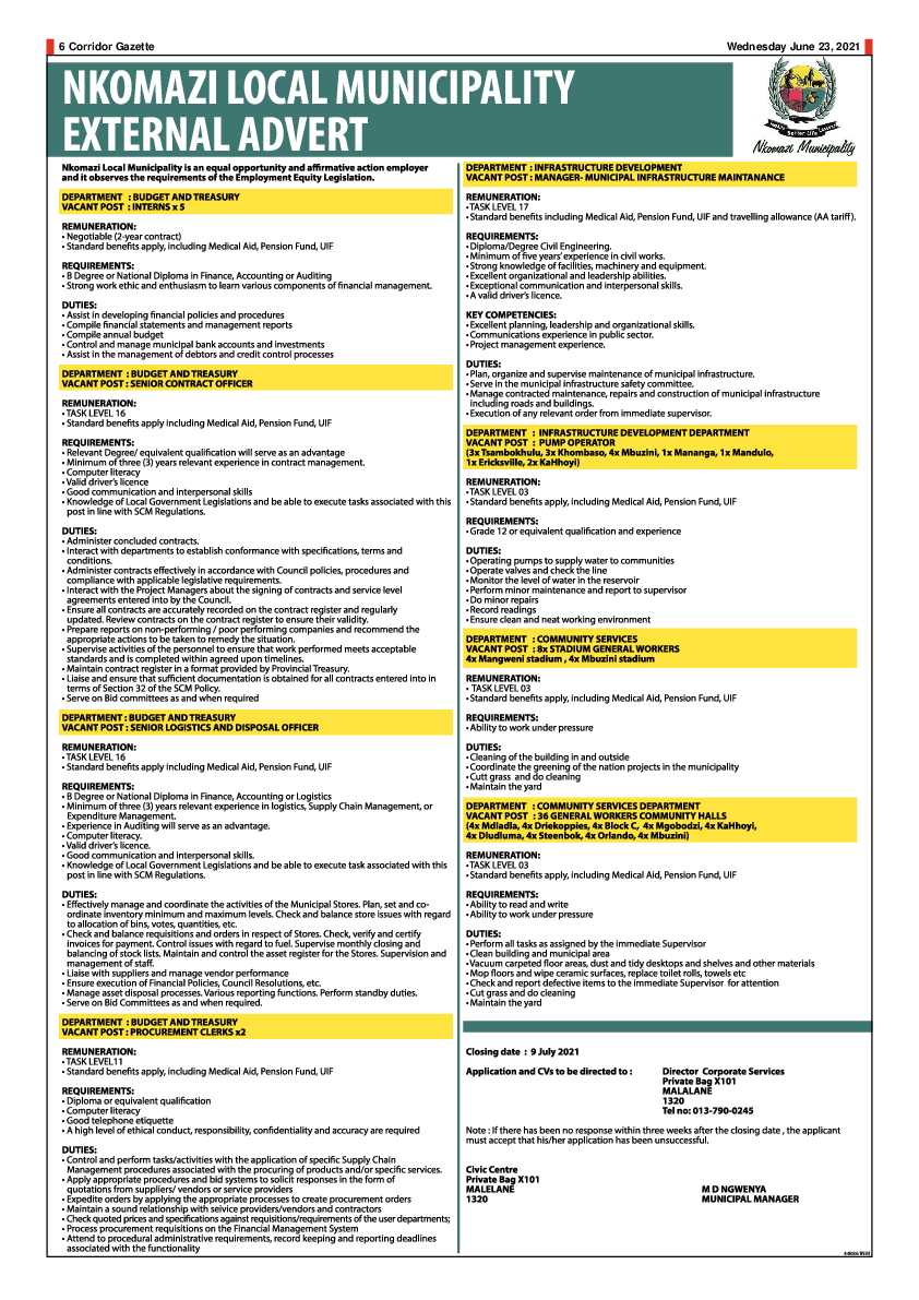 Corridor Gazette 23 June 2021 page 6