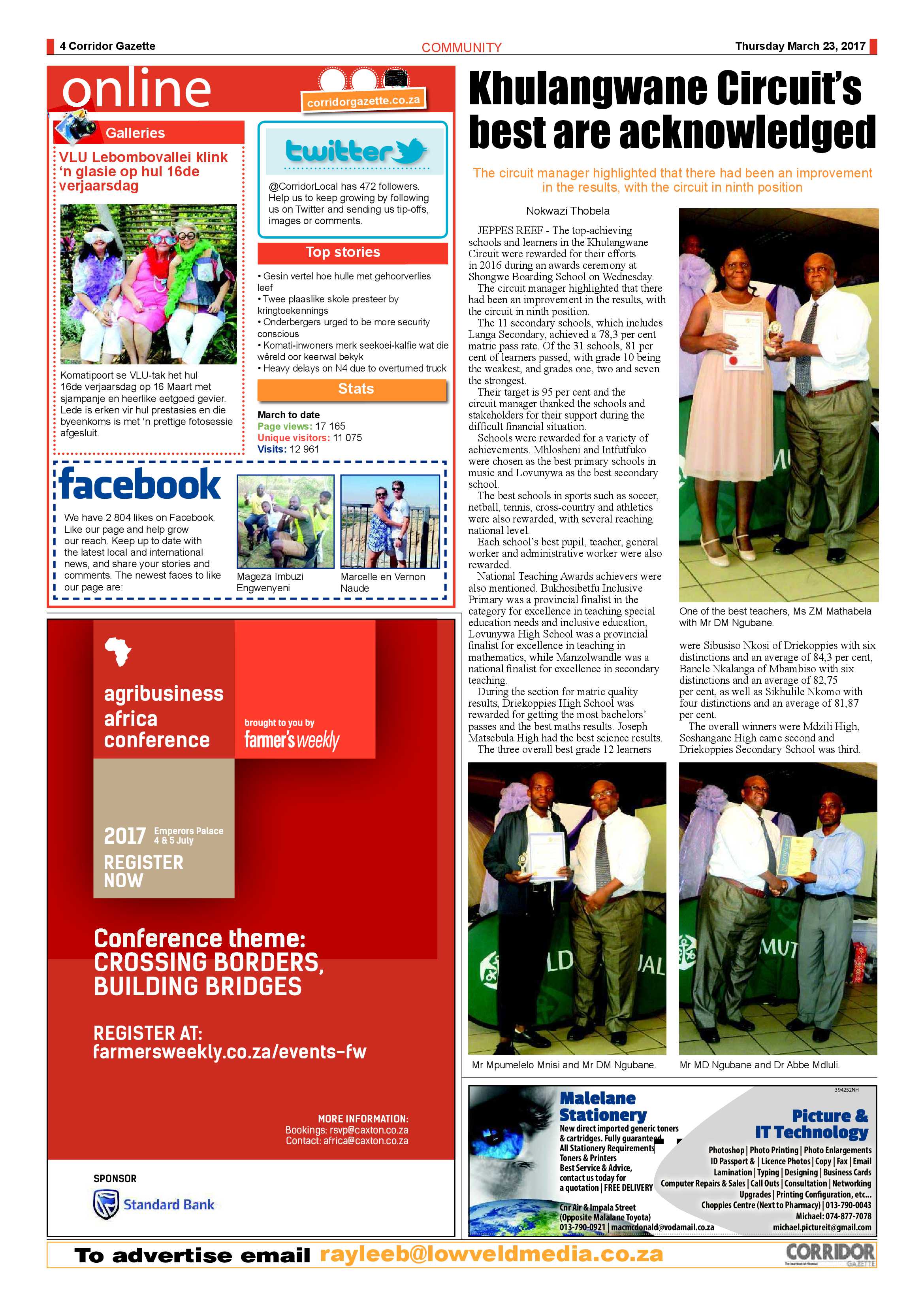 Corridor Gazette 23 March page 4
