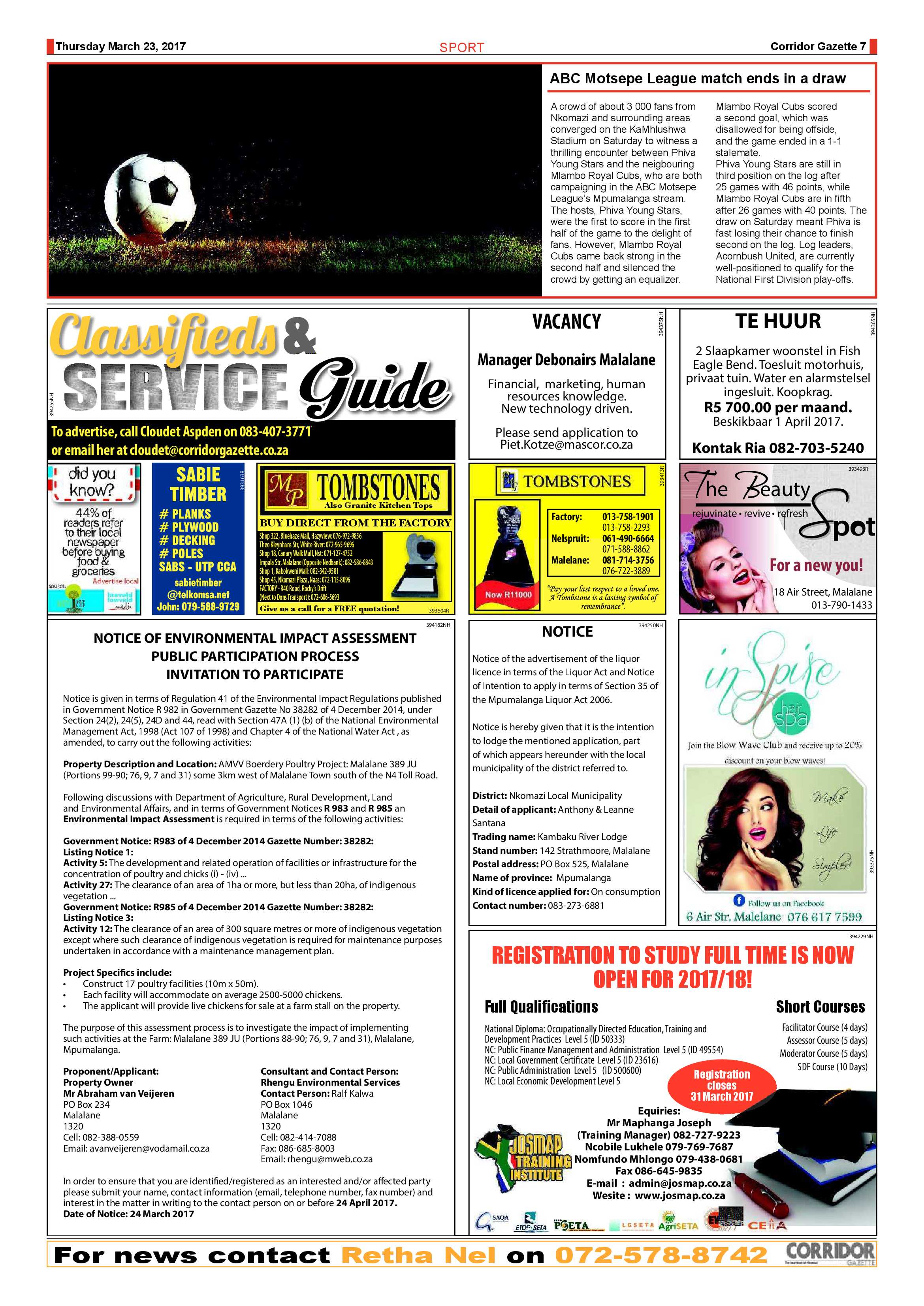 Corridor Gazette 23 March page 7