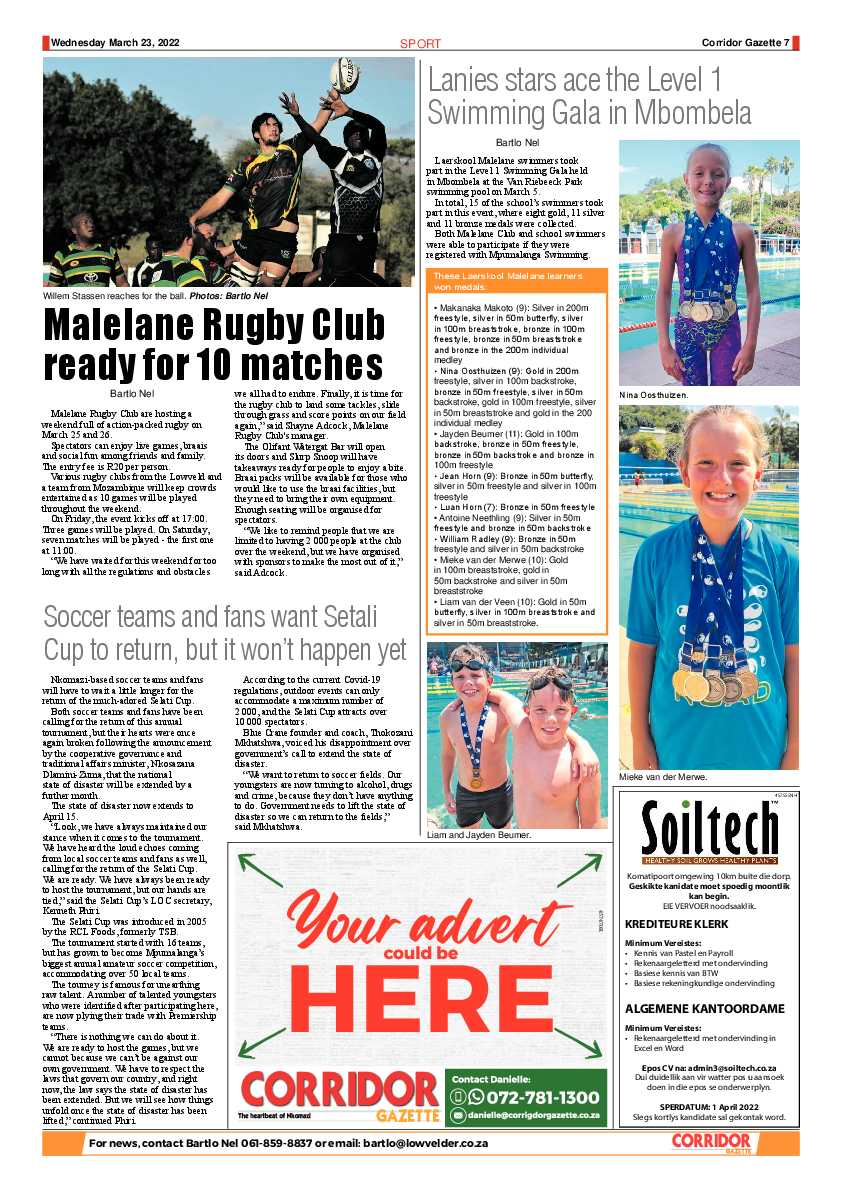 Corridor Gazette 23 March 2022 page 7