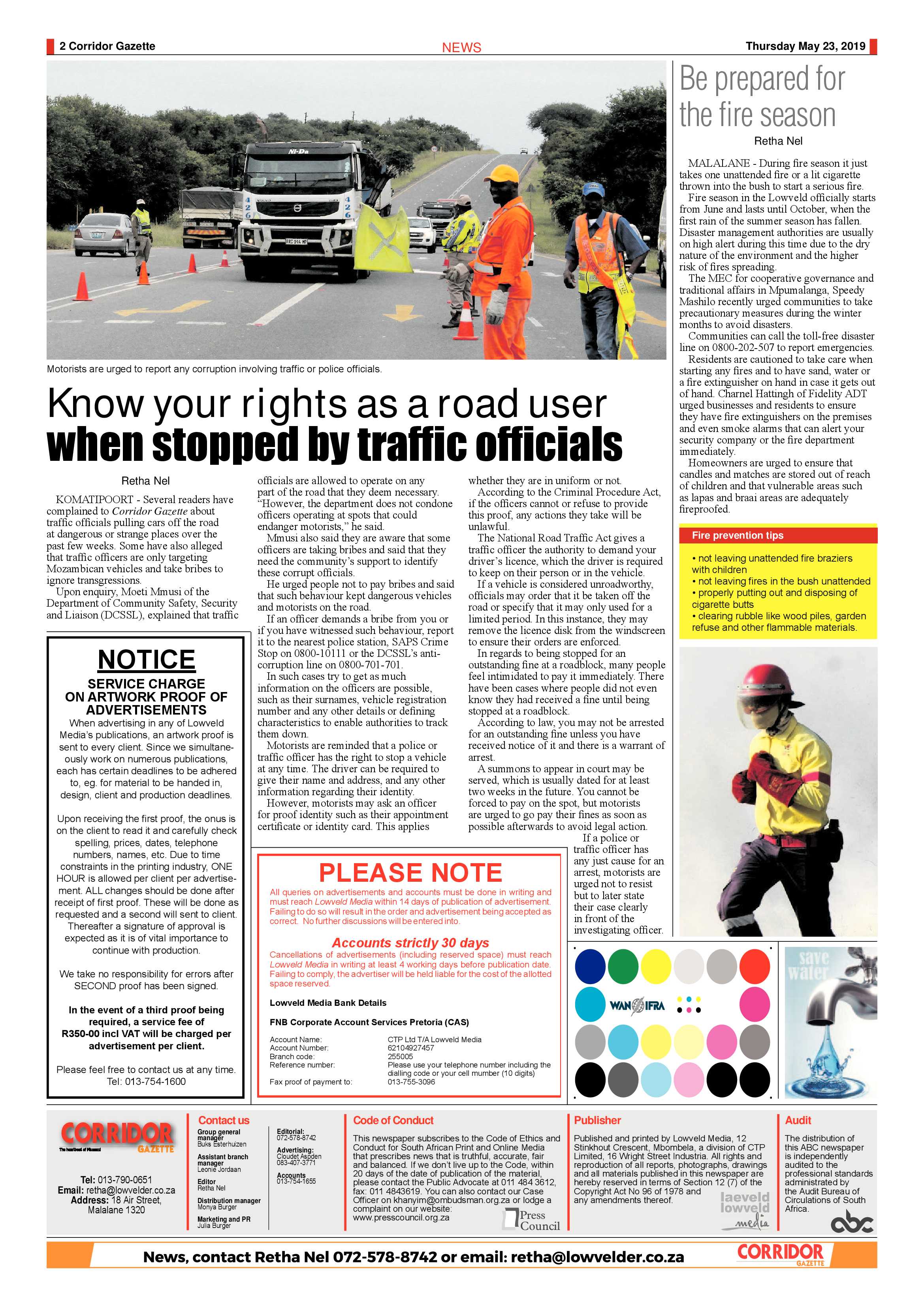Corridor Gazette 23 May 2019 page 2