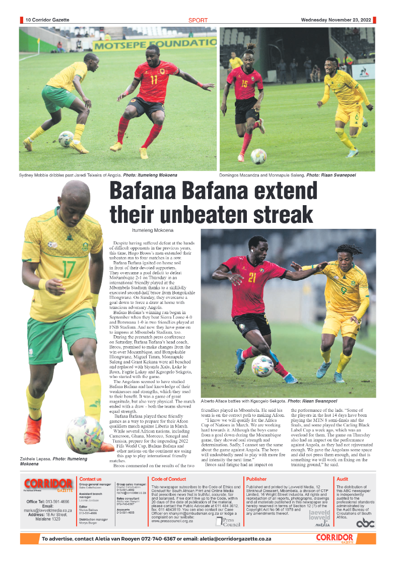 Corridor Gazette 23 November 2022 page 10