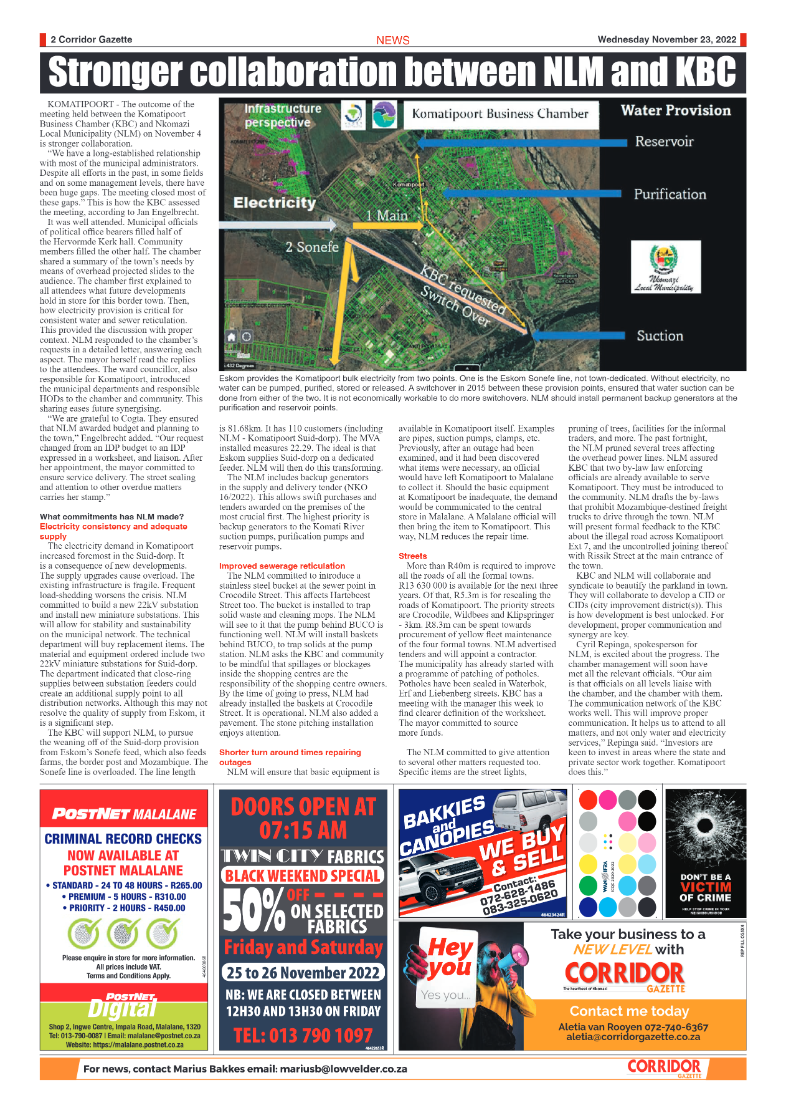 Corridor Gazette 23 November 2022 page 2