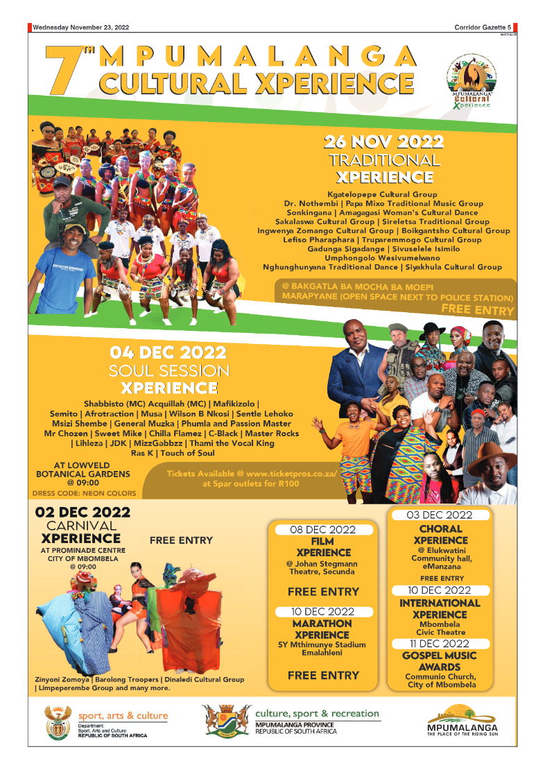 Corridor Gazette 23 November 2022 page 5