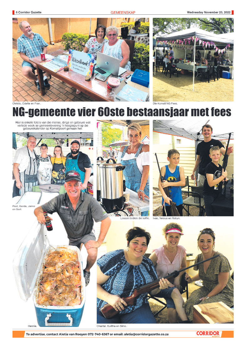 Corridor Gazette 23 November 2022 page 6