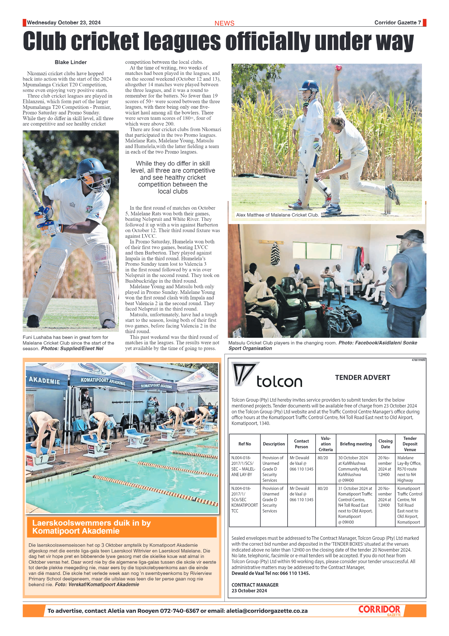 Corridor Gazette 23 October 2024 page 7