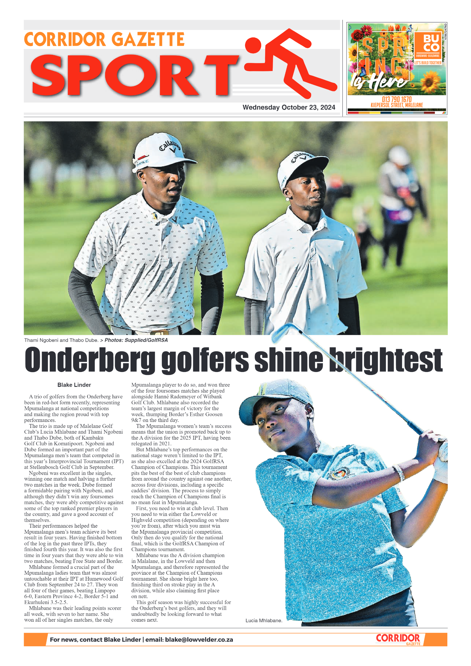 Corridor Gazette 23 October 2024 page 8