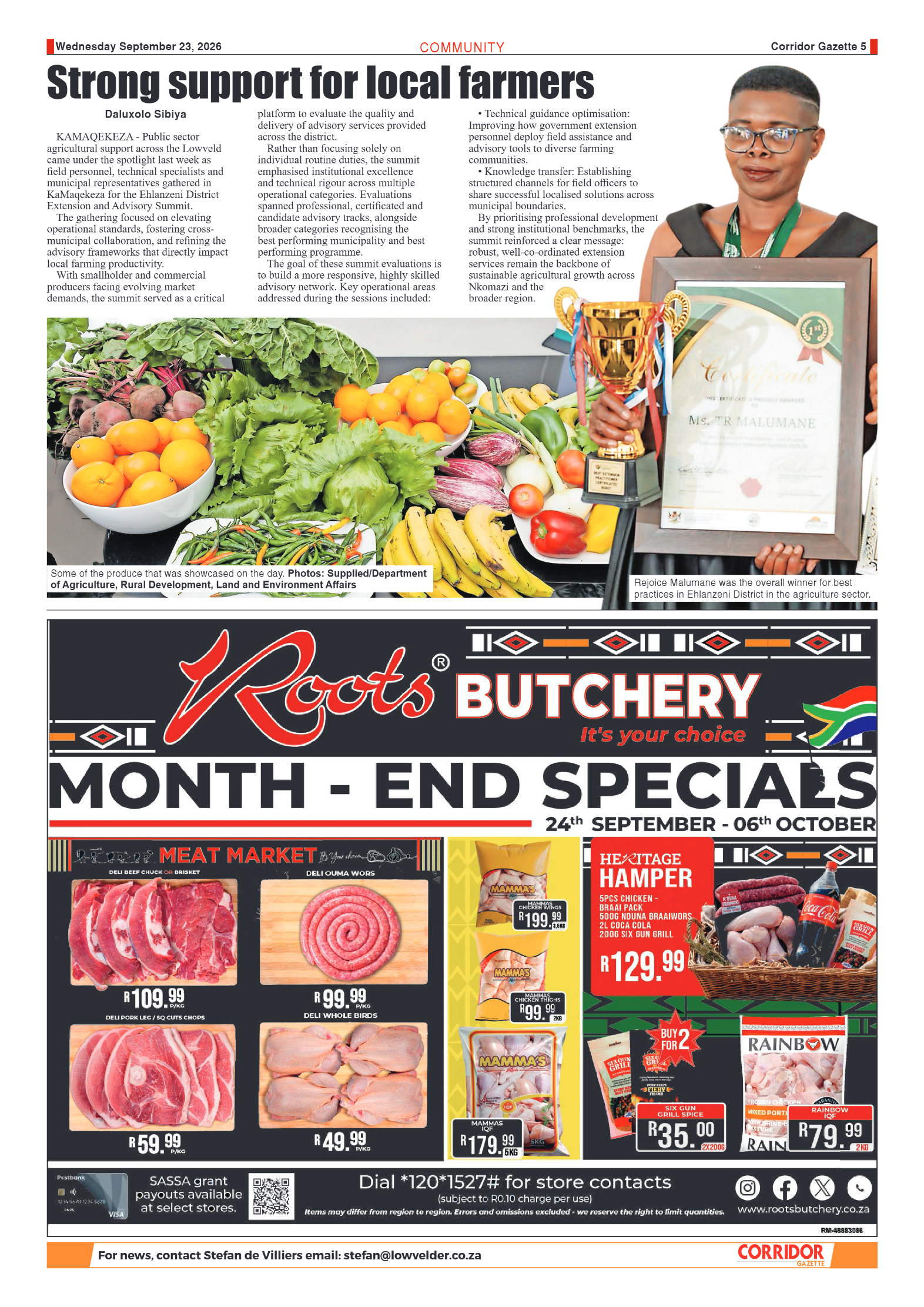 Corridor Gazette 23 September 2026 page 5
