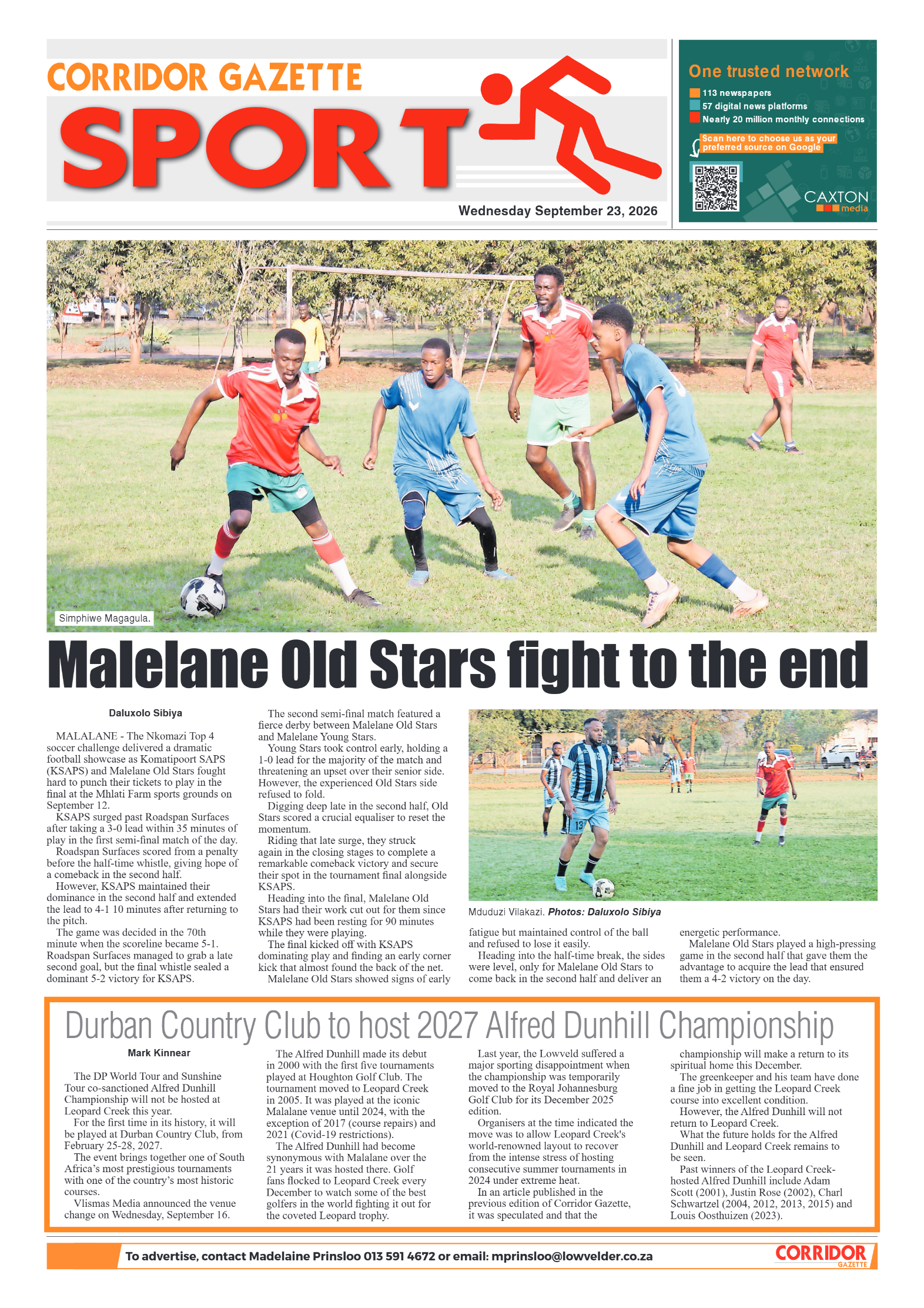 Corridor Gazette 23 September 2026 page 8