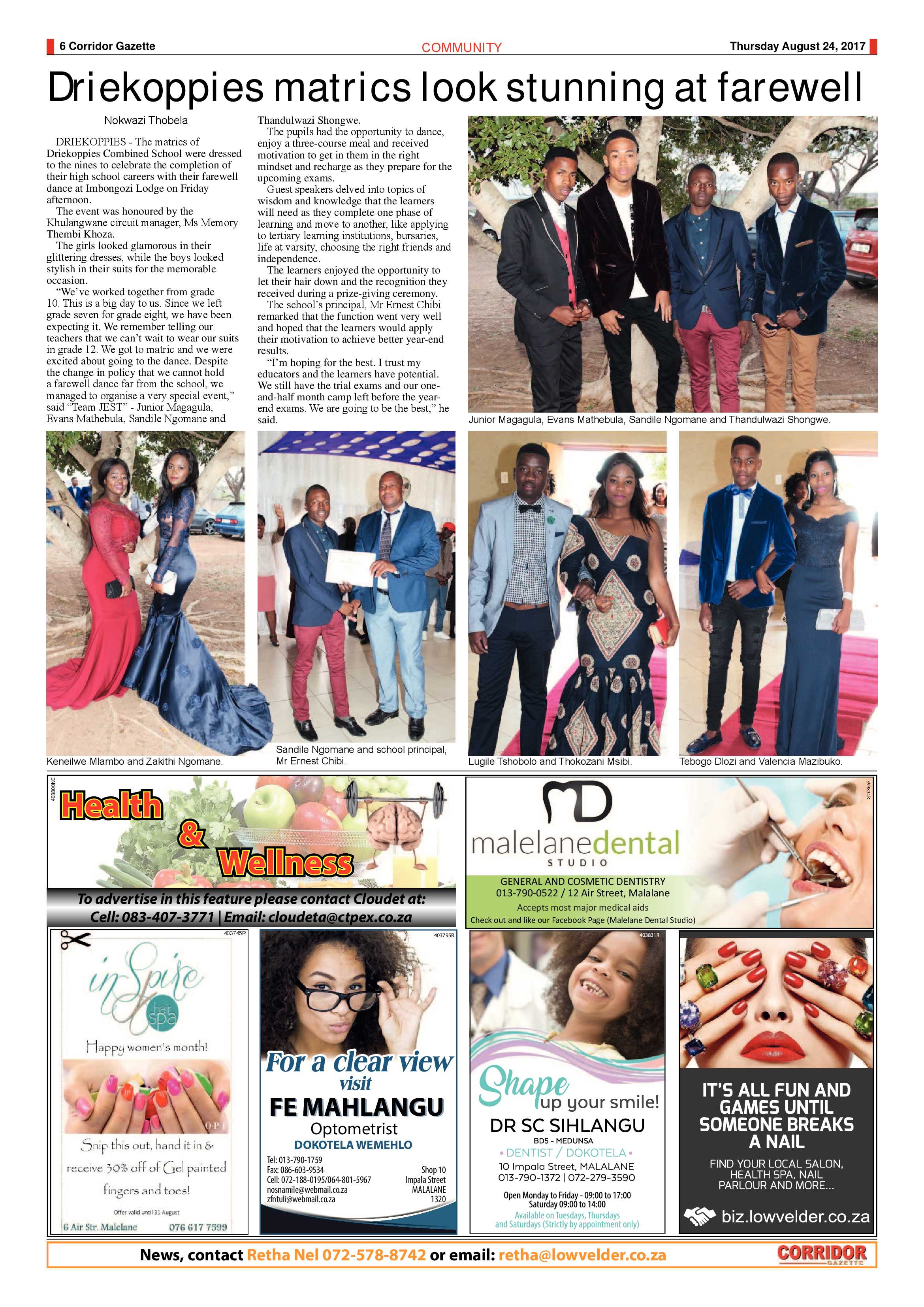 Corridor Gazette 24 August 2017 page 6