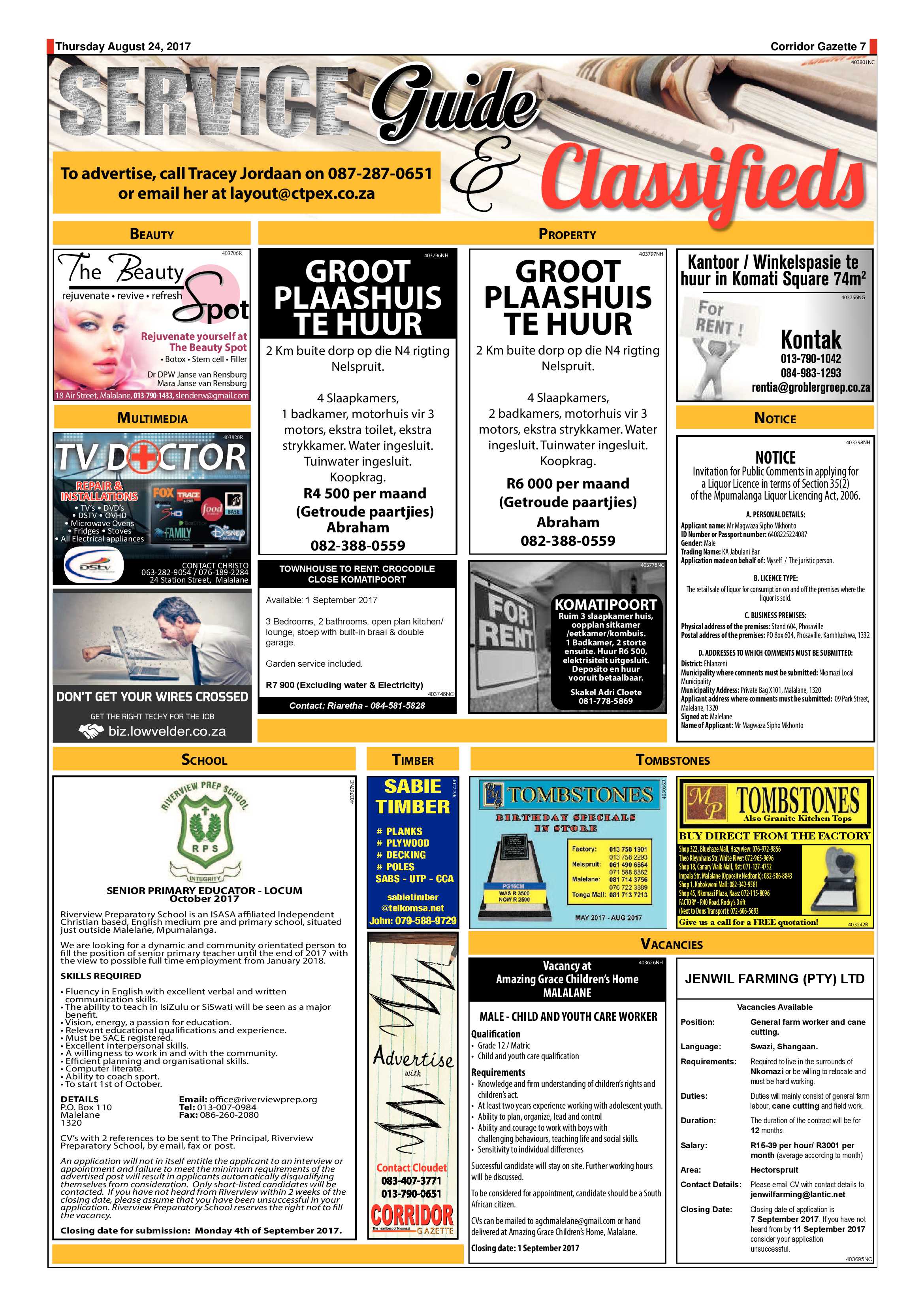 Corridor Gazette 24 August 2017 page 7