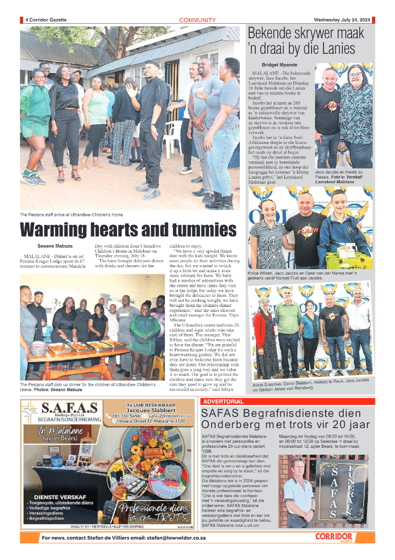 Corridor Gazette 24 July 2024 page 4