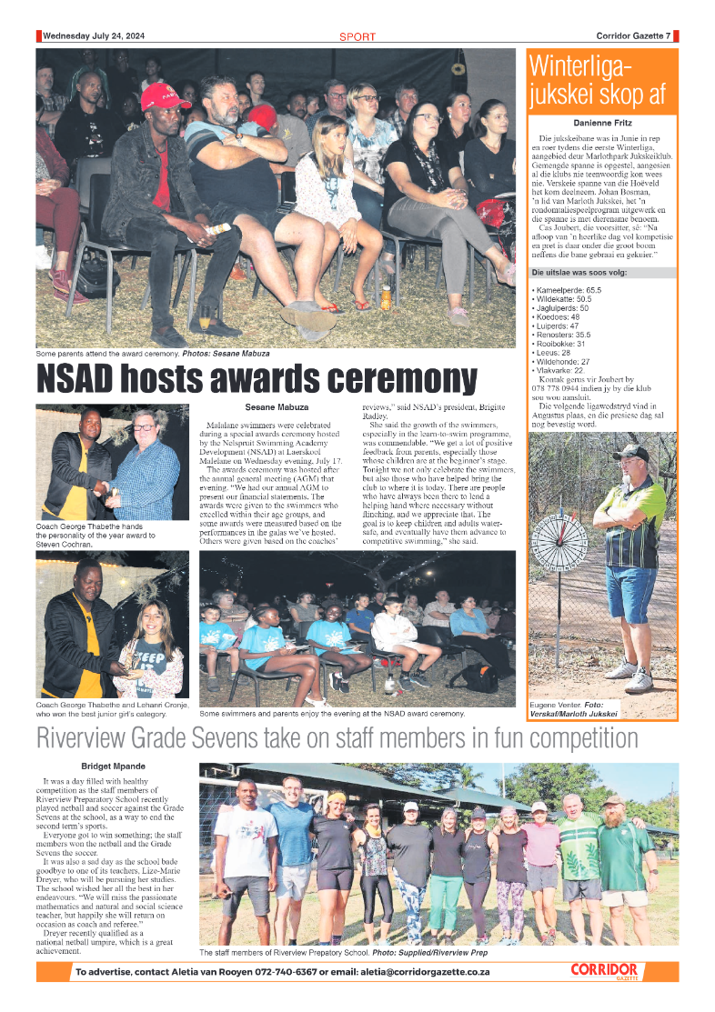 Corridor Gazette 24 July 2024 page 7