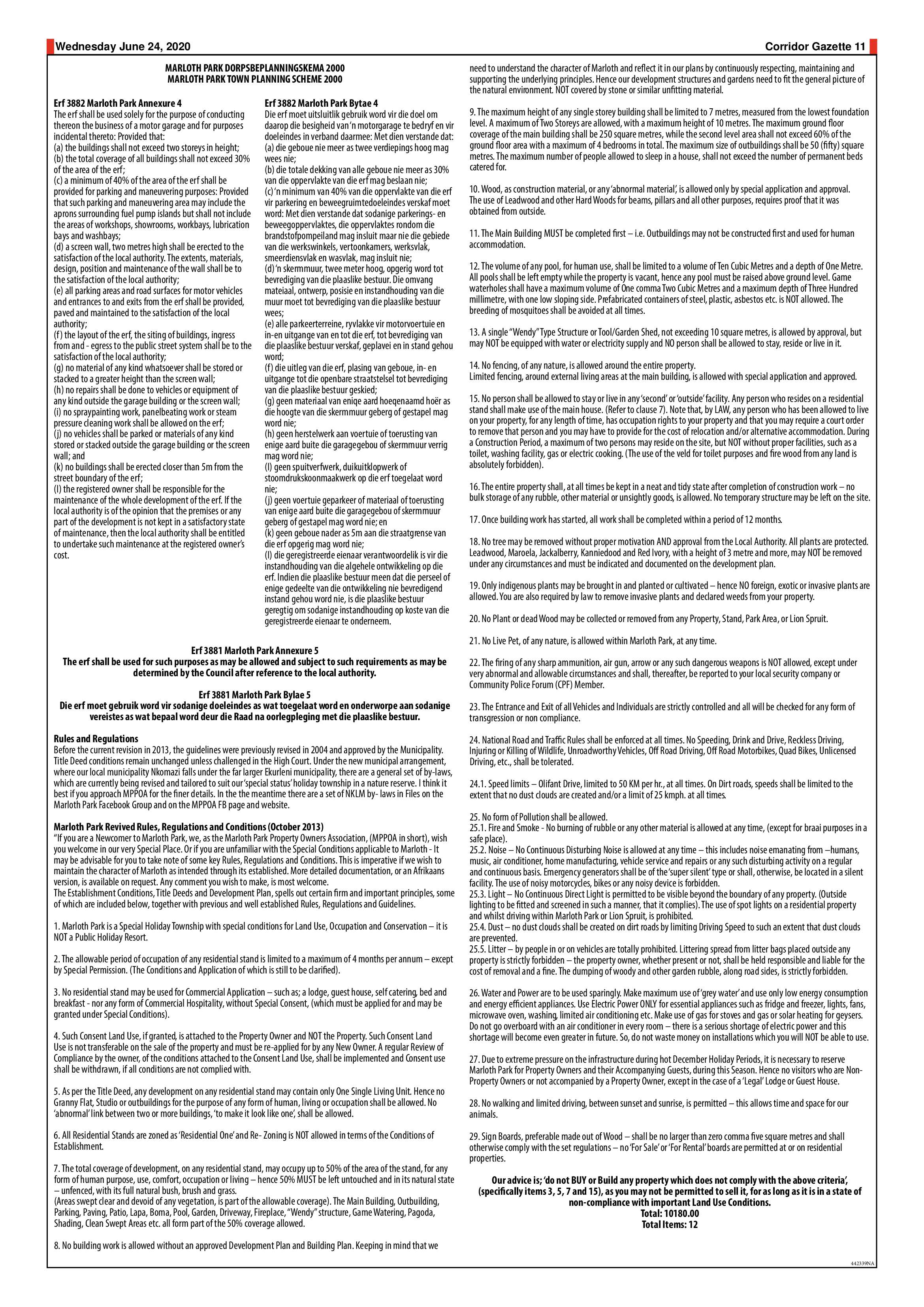 Corridor Gazette 24 June 2020 page 11