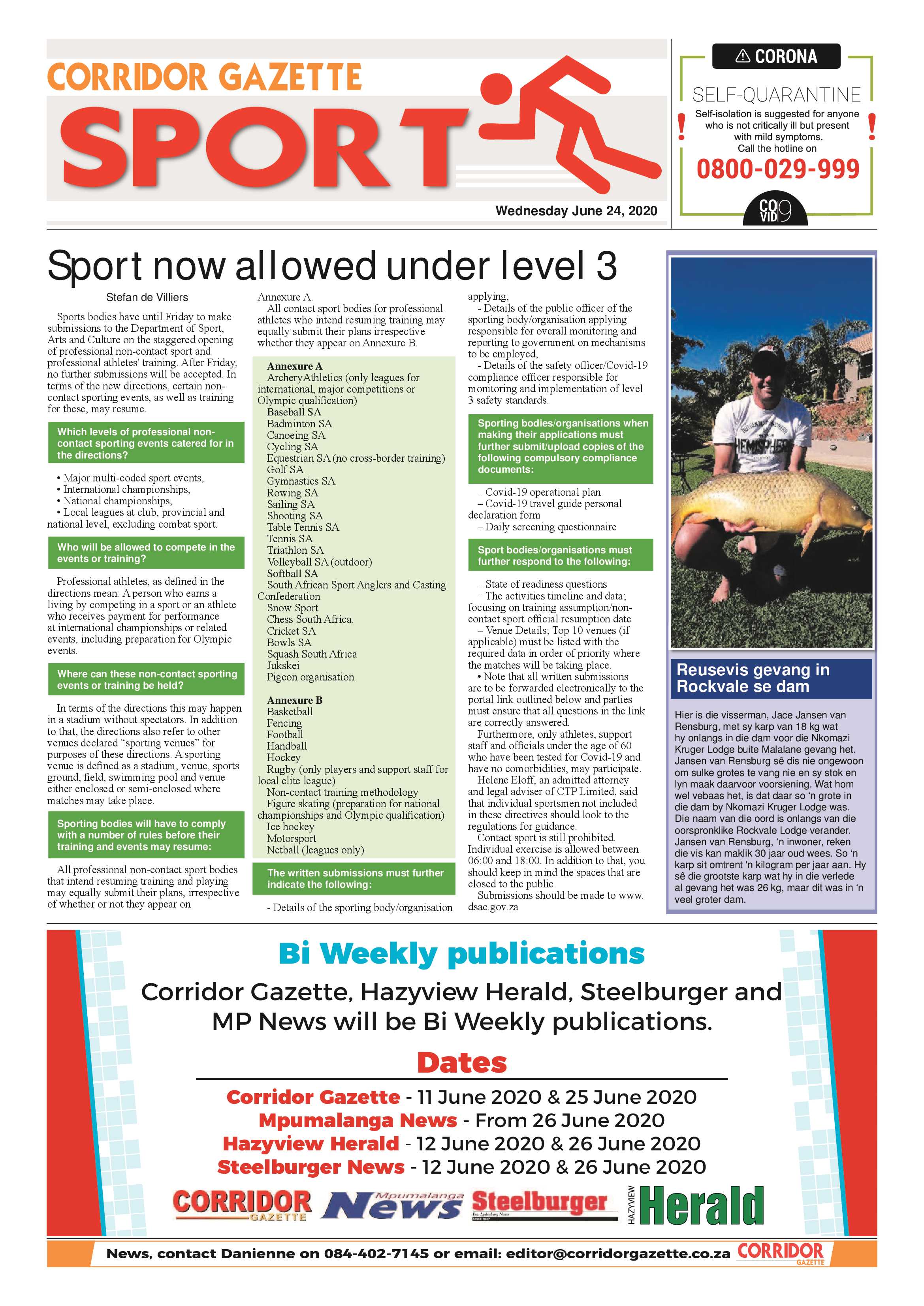 Corridor Gazette 24 June 2020 page 12