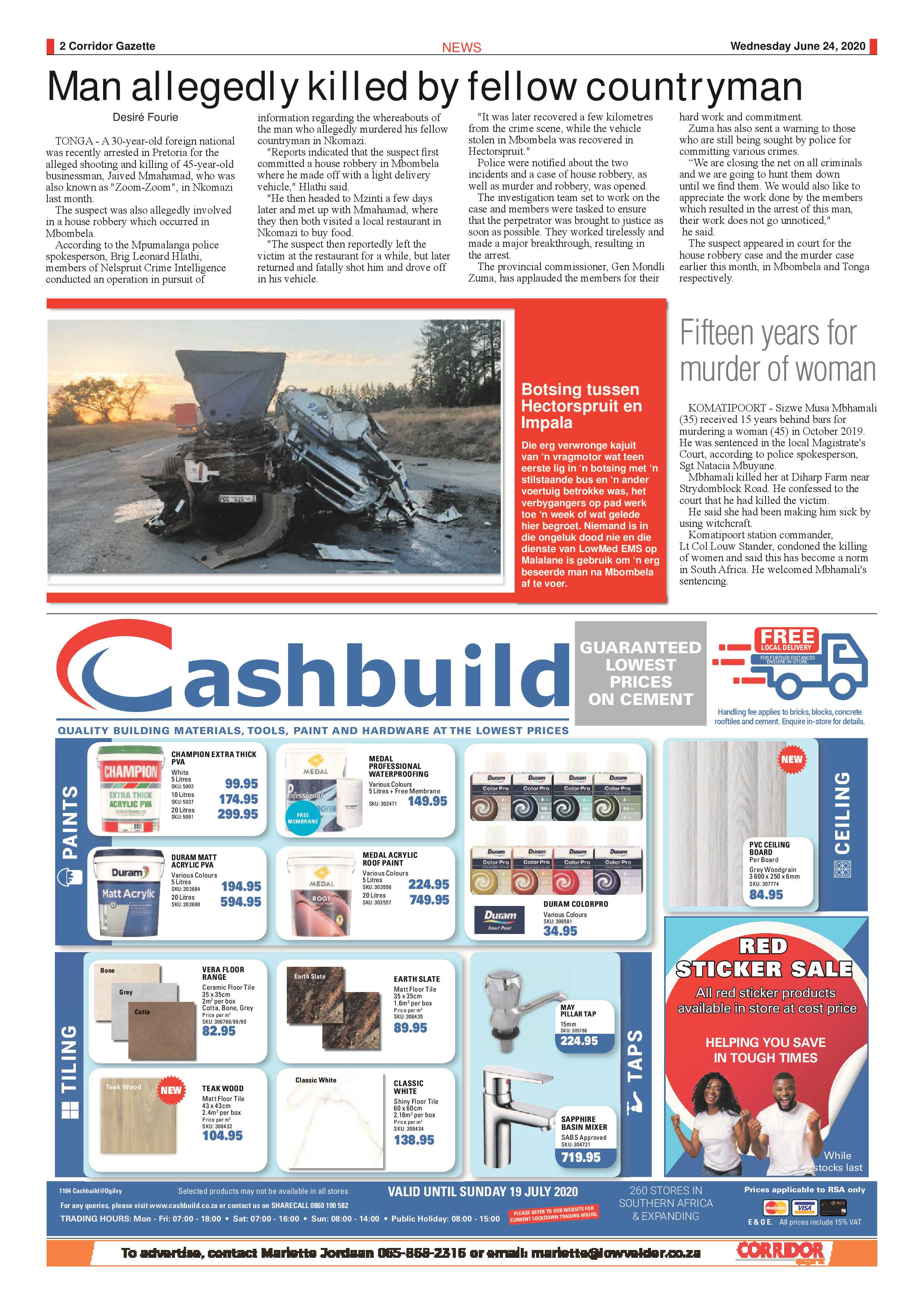 Corridor Gazette 24 June 2020 page 2