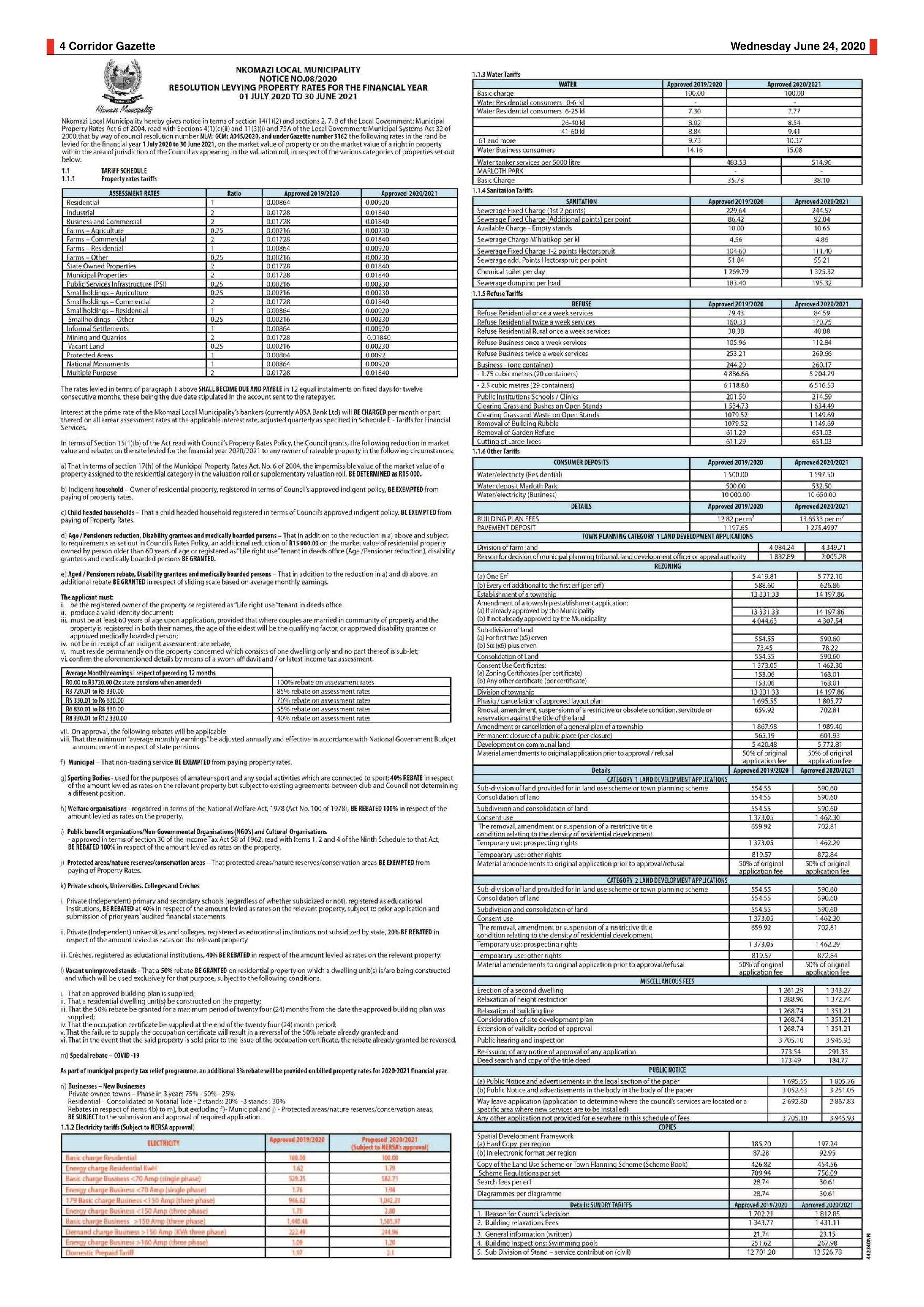 Corridor Gazette 24 June 2020 page 4