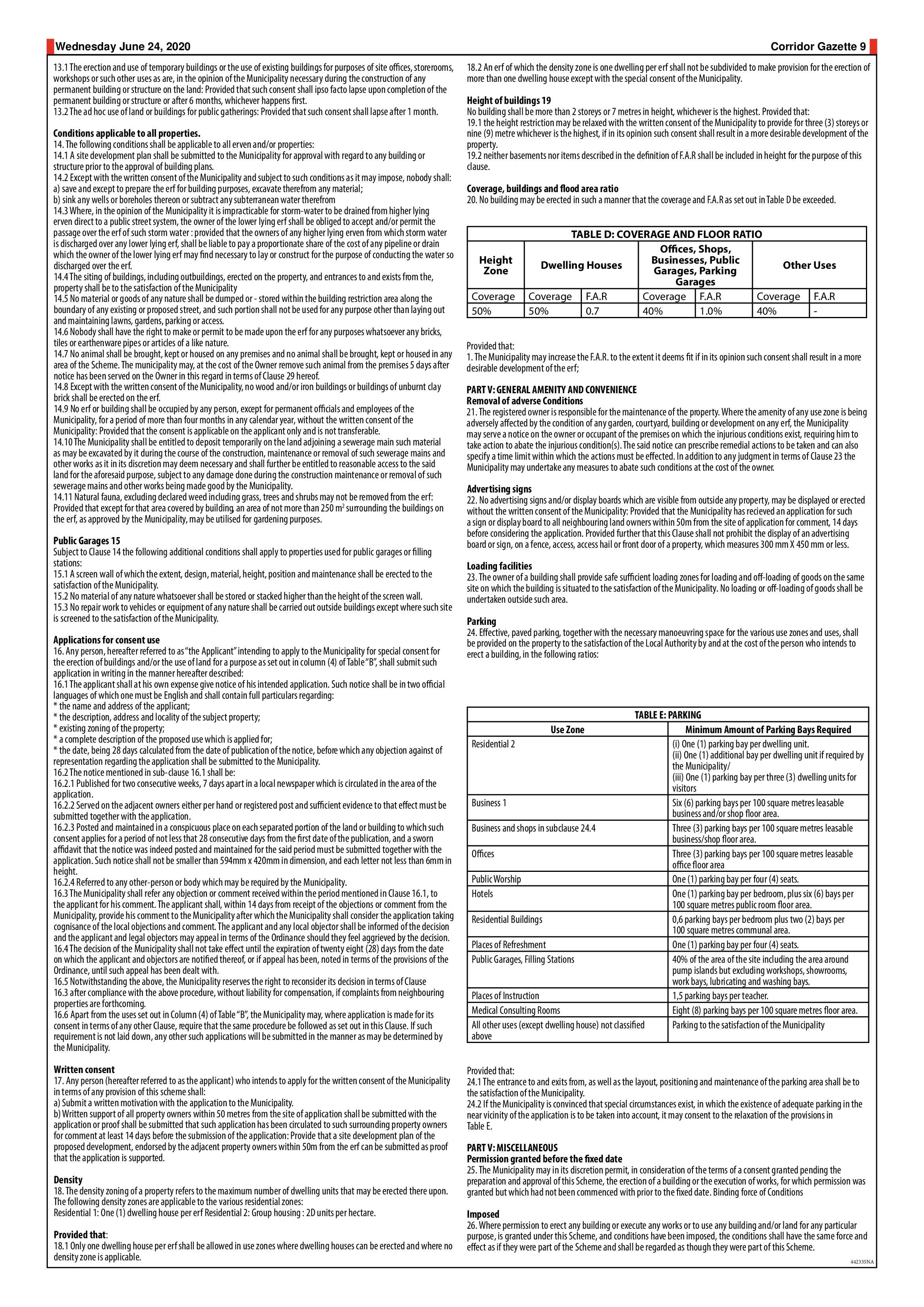 Corridor Gazette 24 June 2020 page 9