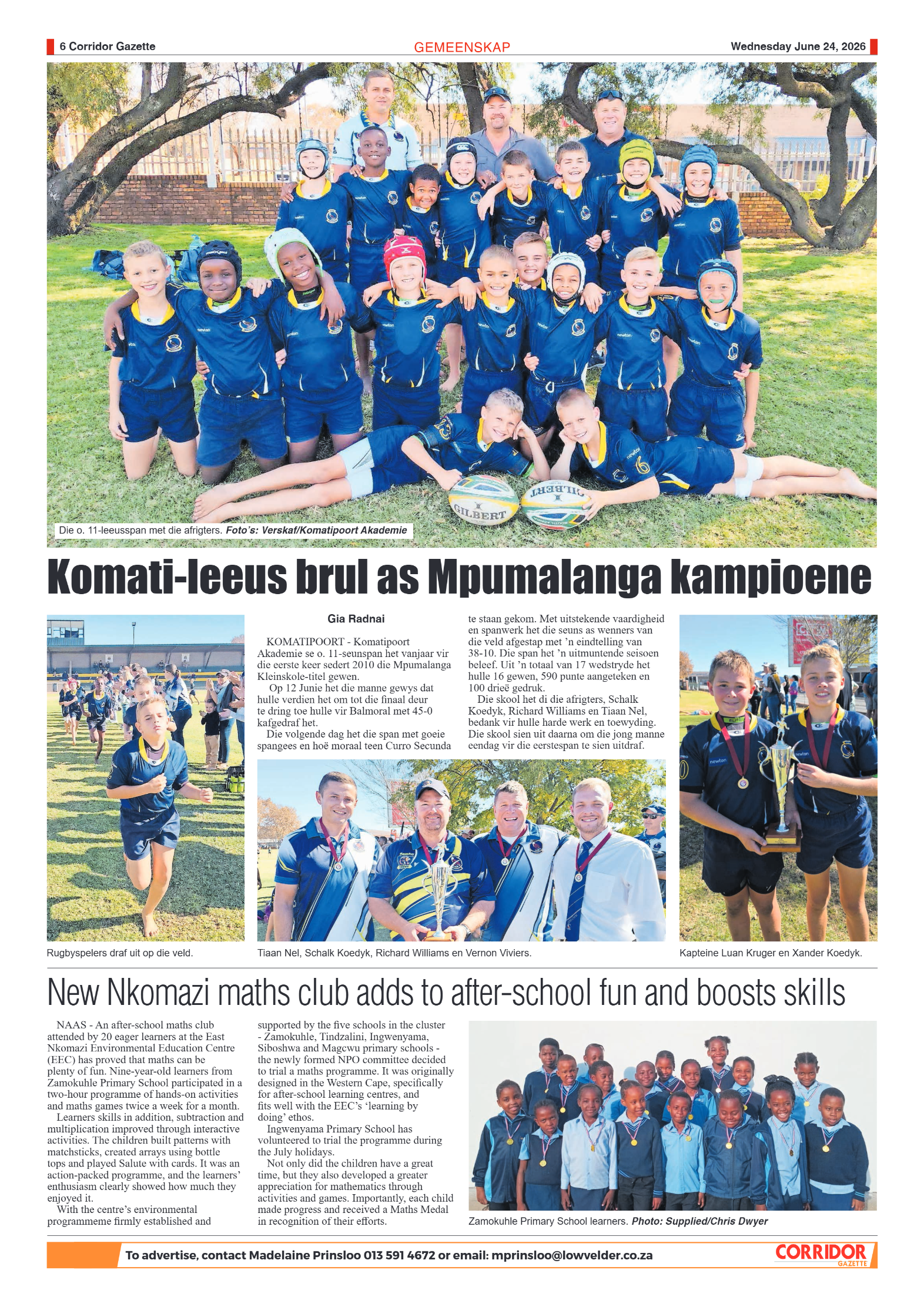 Corridor Gazette 24 June 2026 page 6