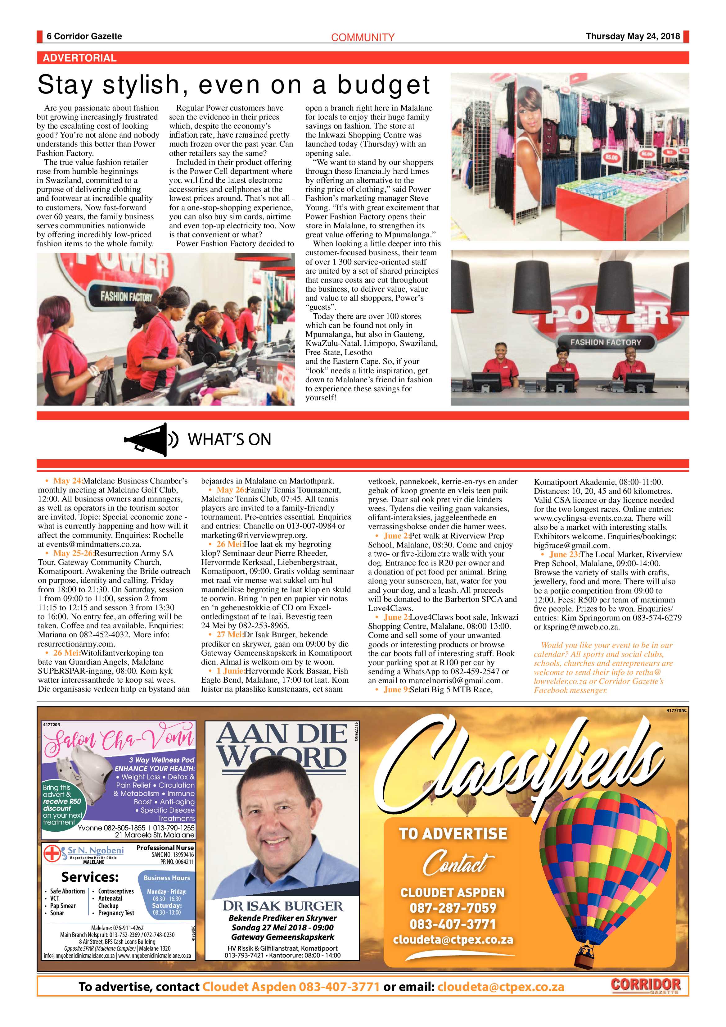 Corridor Gazette 24 May 2018 page 6
